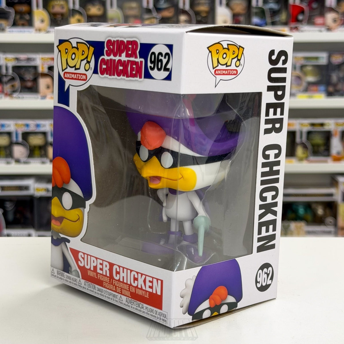 Funko Pop Animation Super Chicken 962 George of the Jungle Cartoon Vinyl Figure
