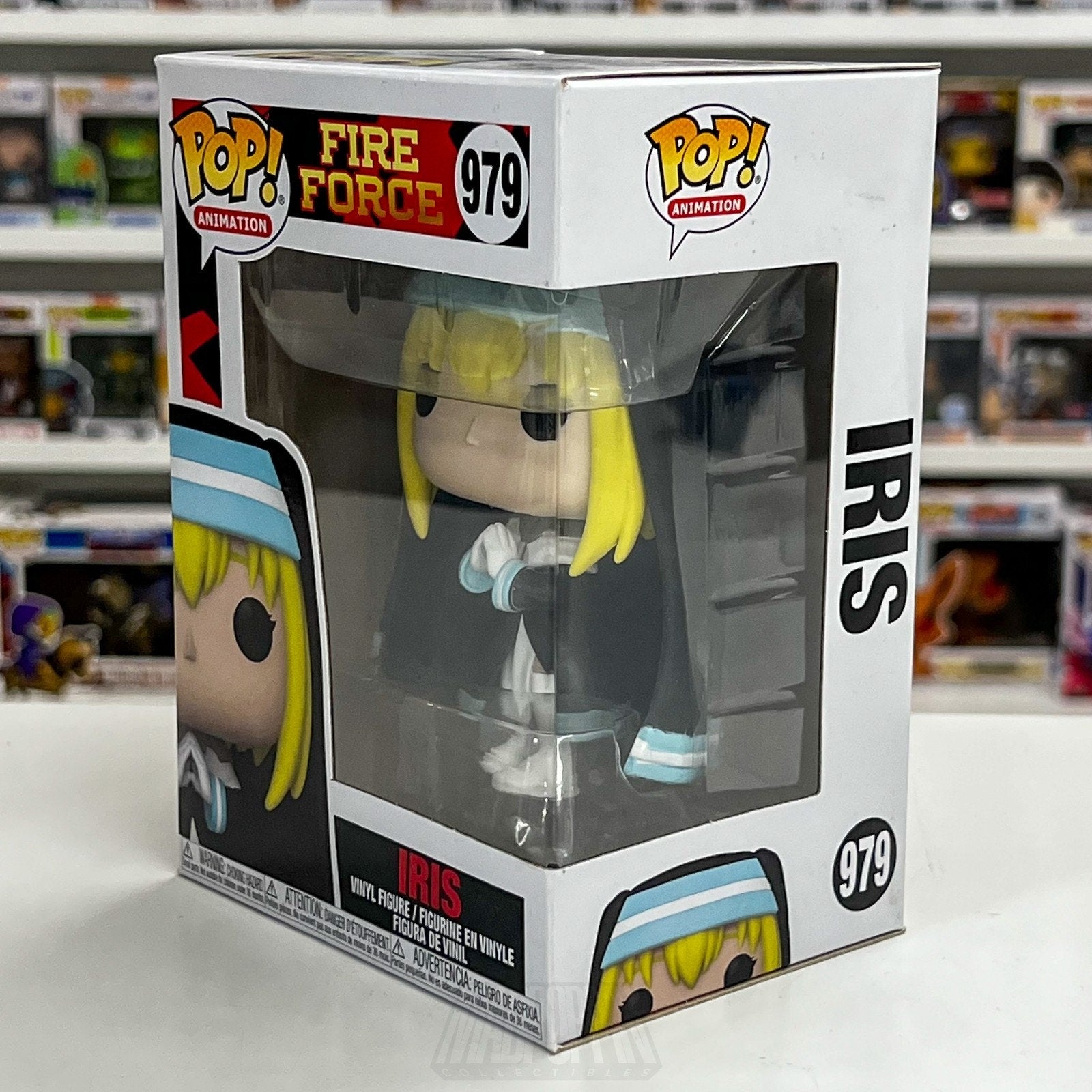 Funko Pop Anime Fire Force Sister Iris 979 Holy Japanese Manga Toy Vinyl Figure