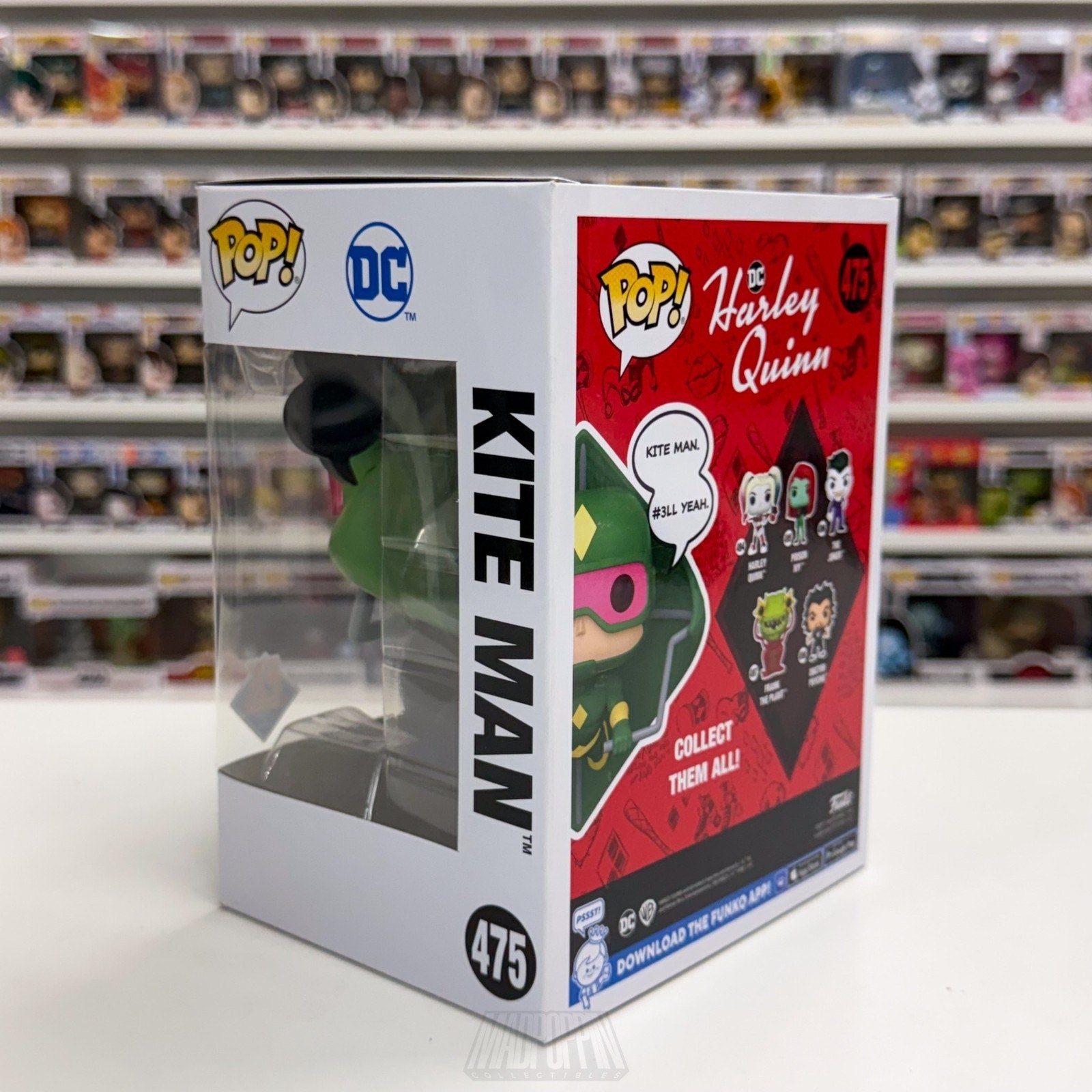 Funko Pop DC Harley Quinn Kite Man PX Previews 475 Supervillain Toy Vinyl Figure