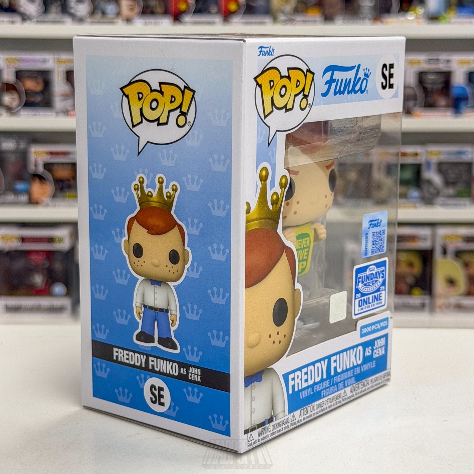 Funko Pop Fundays Freddy John Cena Never Give Up SE WWE Wrestling Vinyl Figure