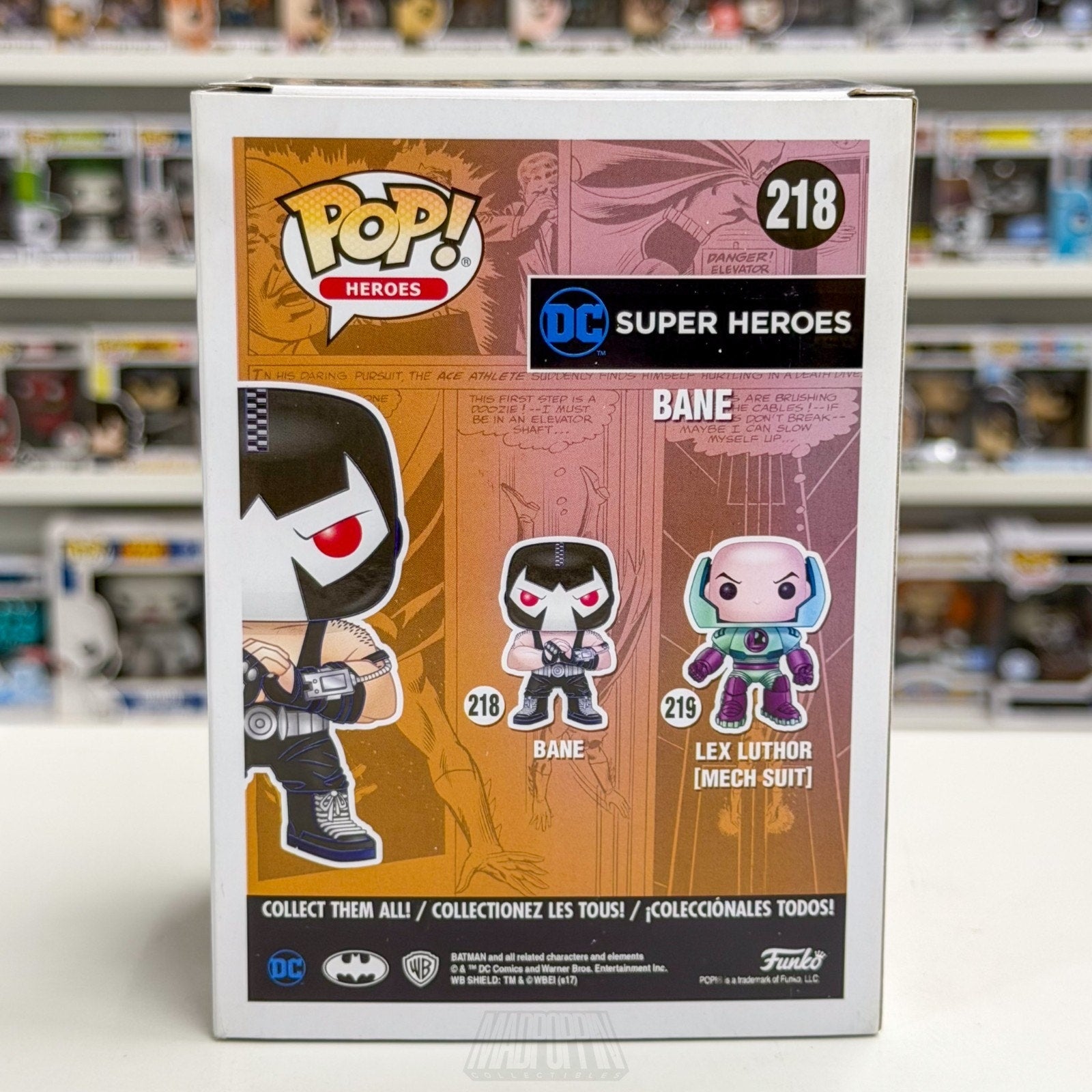 Funko Pop DC Super Heroes Bane Legion of Collectors 218 Villains Vinyl Figure