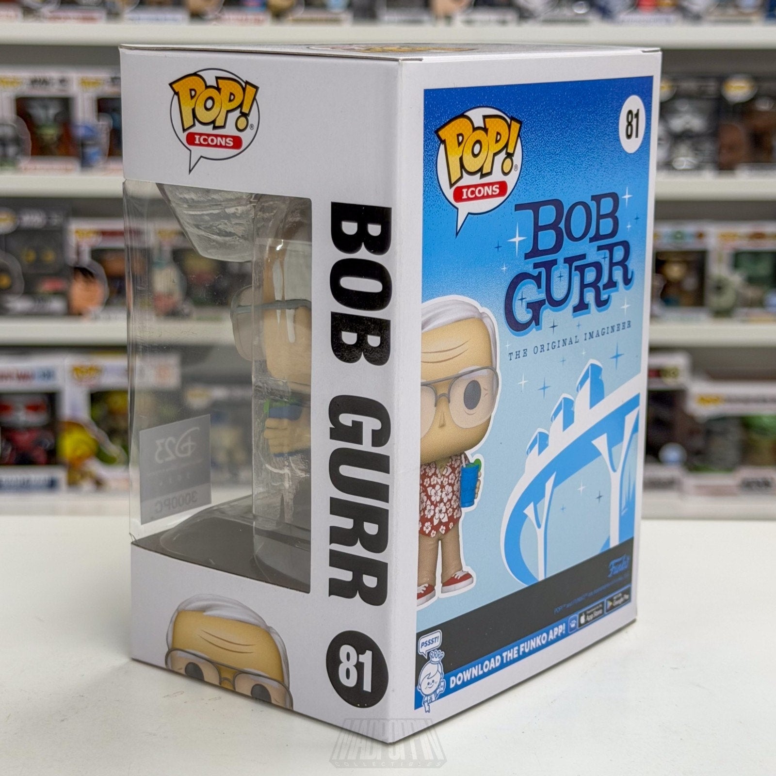 Funko Pop Disney Icons Bob Gurr Original Imagineer D23 Exclusive 81 Vinyl Figure