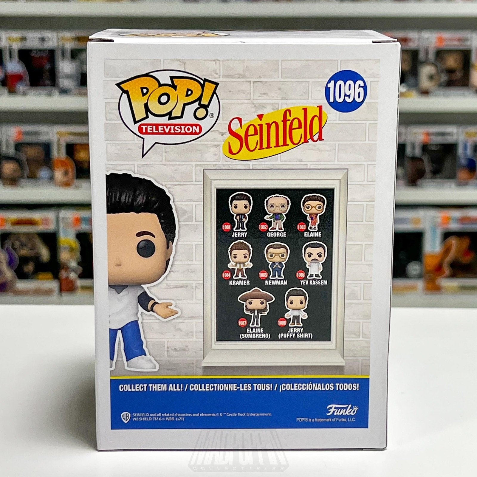 Funko Pop TV Seinfeld Jerry Target Exclusive 1096 Comedy Sitcom Toy Vinyl Figure