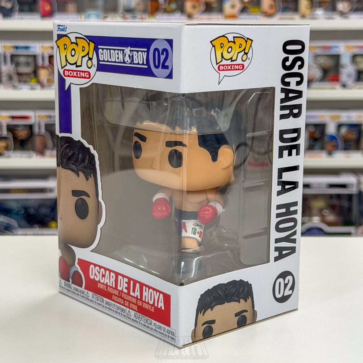 Funko Pop Boxing Golden Boy Oscar De La Hoya 02 Champion Toy Vinyl Figure