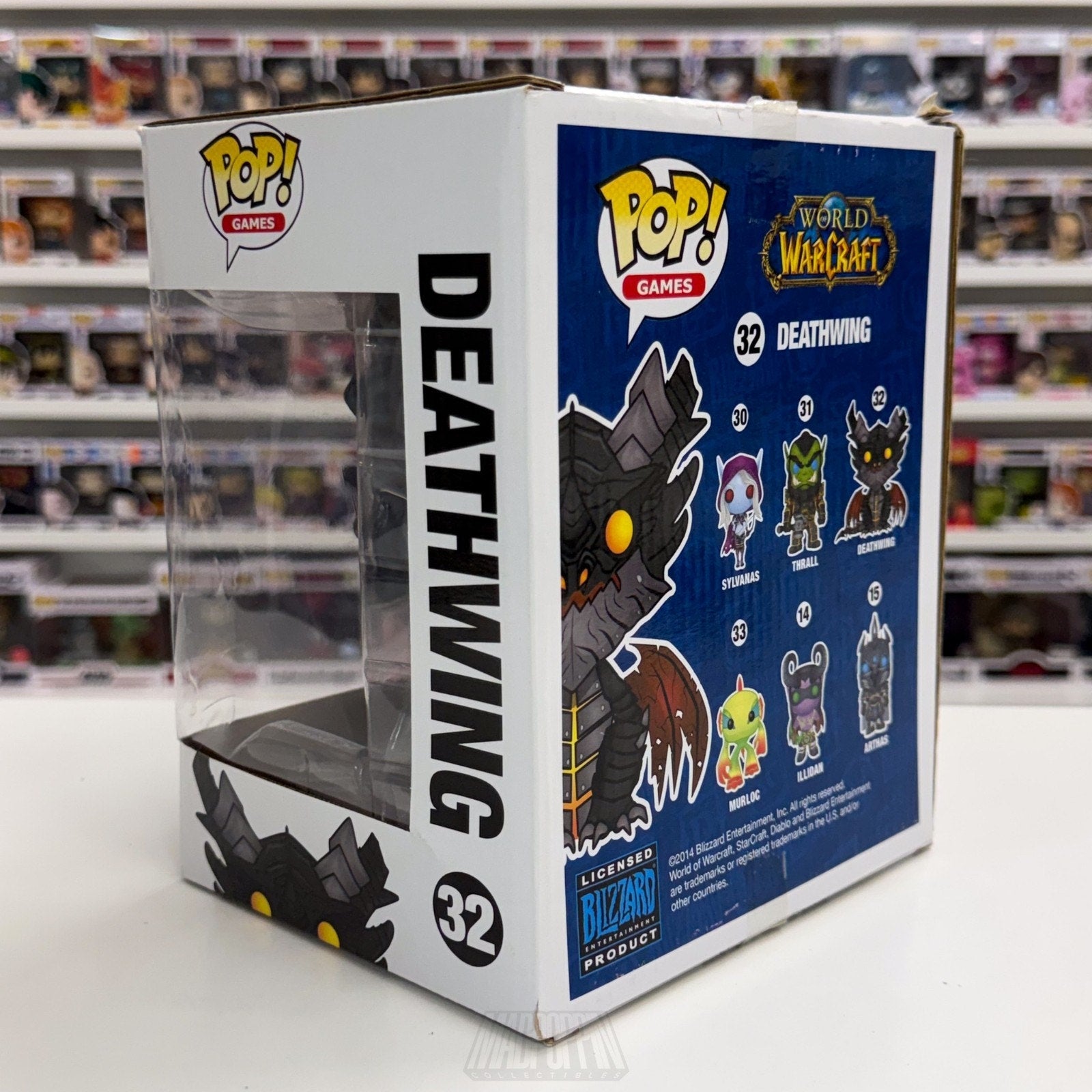 Funko Pop Games World of Warcraft Deathwing WoW 32 Dragon Toy Vinyl 6" Figure