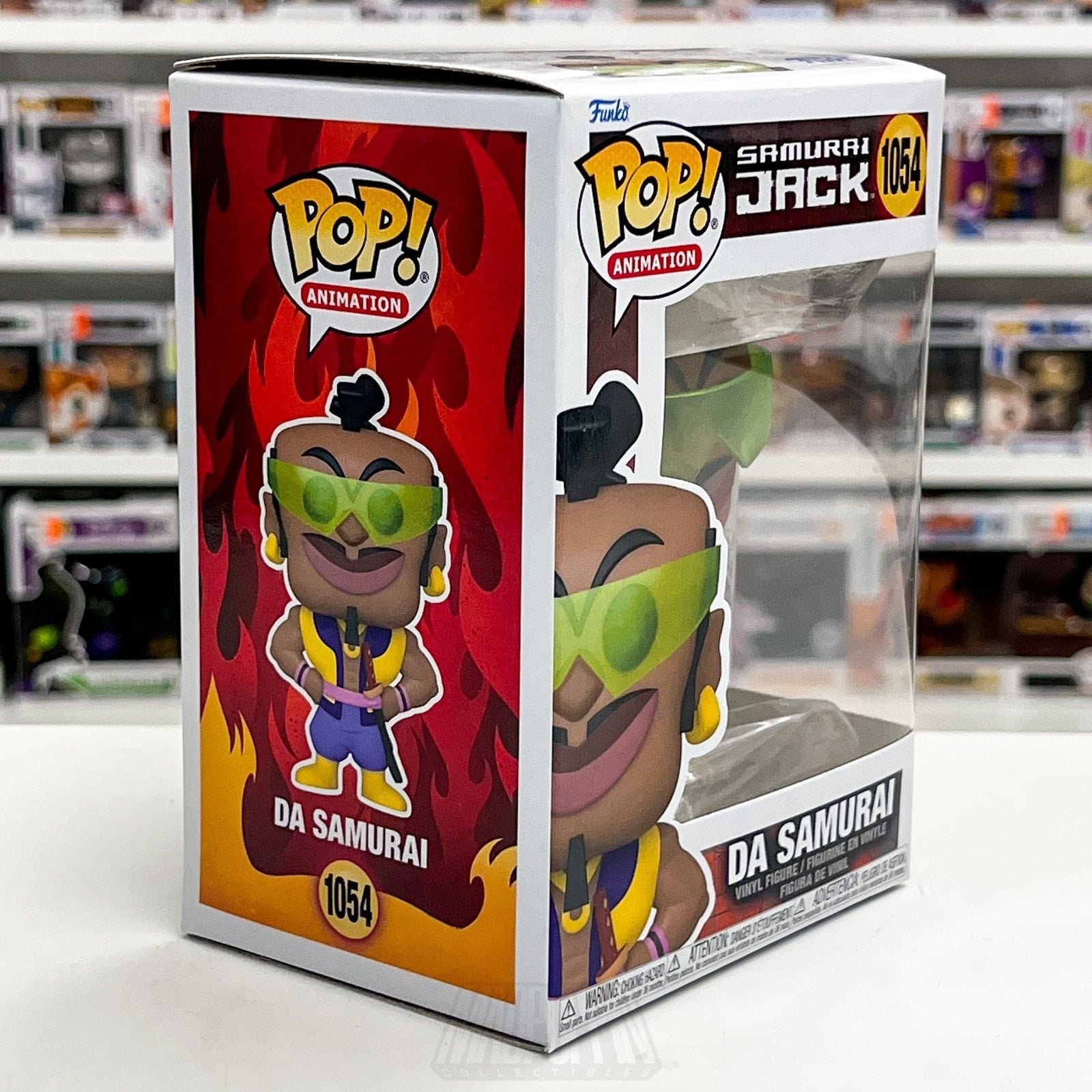 Funko Pop Animation Samurai Jack Da Samurai 1054 Vinyl Figure Cartoon Network