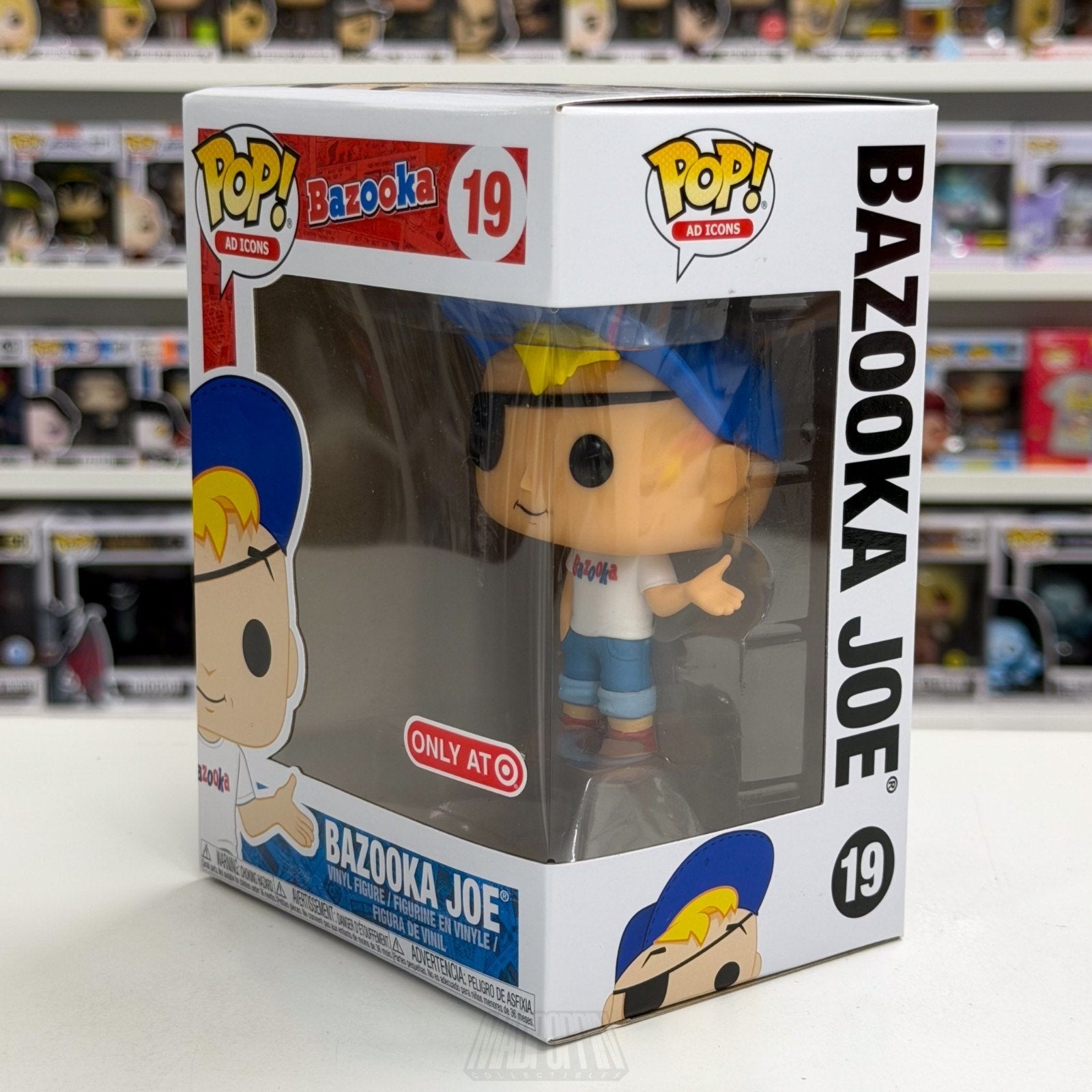 Funko Pop Ad Icons Bazooka Joe Target Excl 19 Bubble Gum Mascot Toy Vinyl Figure