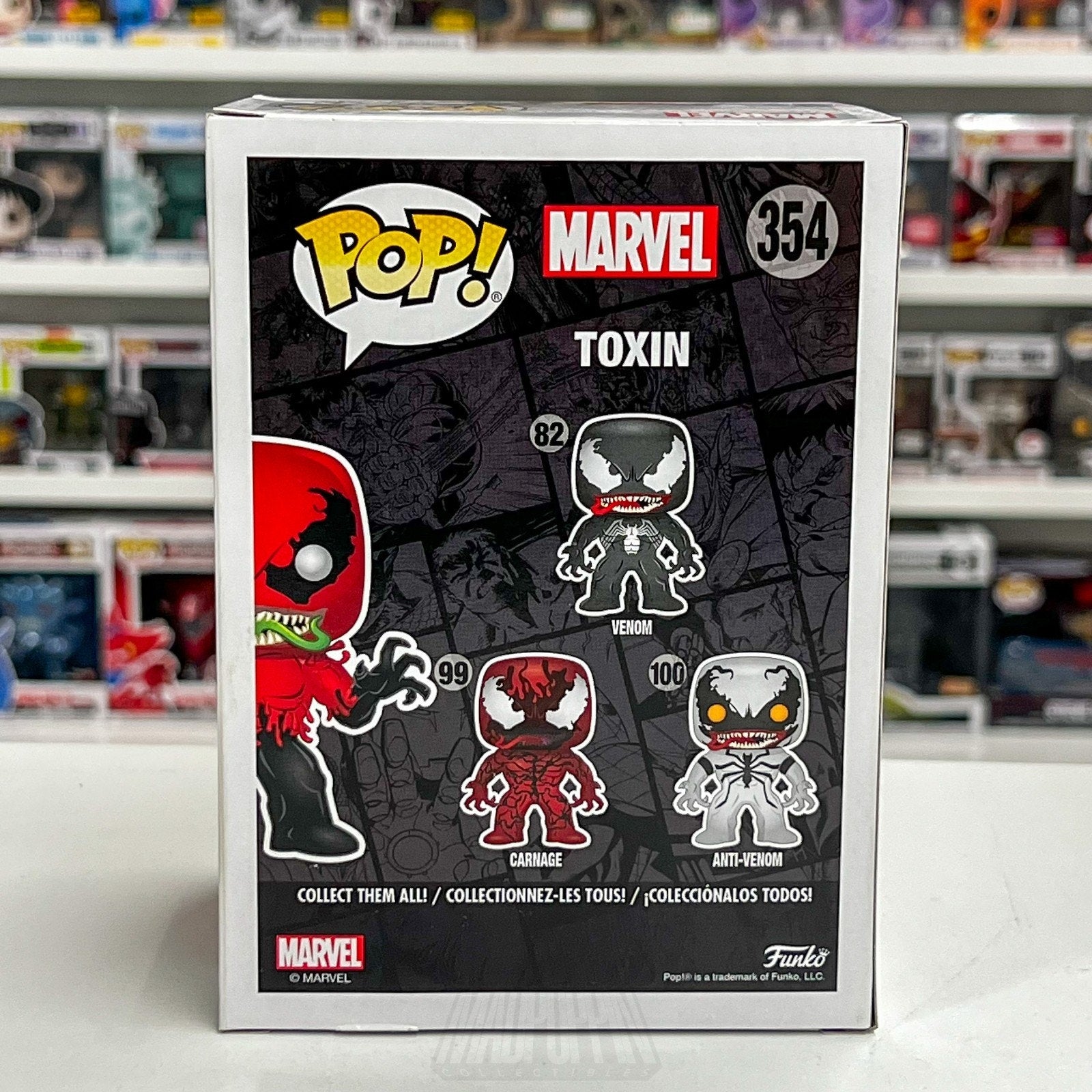 Funko Pop Marvel Toxin Walgreens 354 Symbiotes Supervillain Toy Vinyl Figure