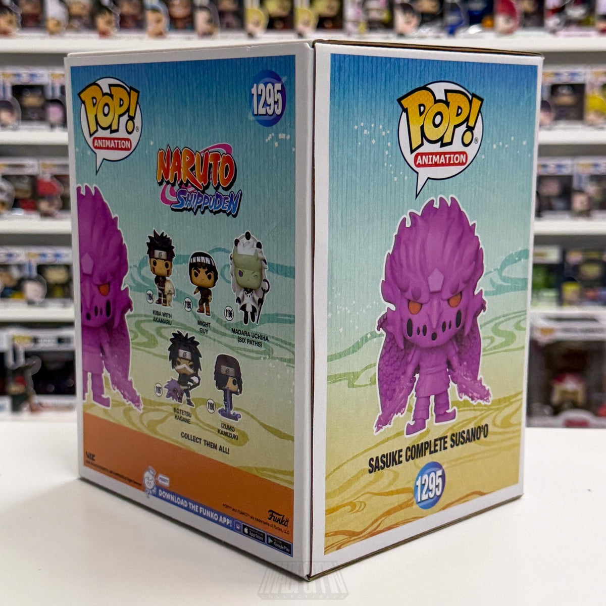 Funko Pop Anime Naruto Sasuke Complete Susano’o Hot Topic 1295 Vinyl 6" Figure