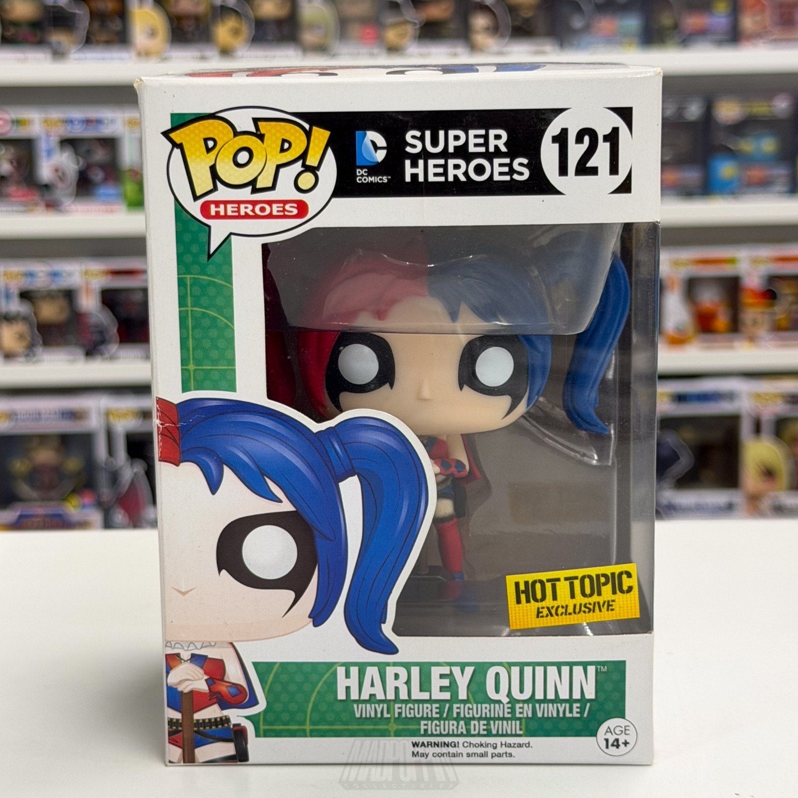 Funko Pop DC Super Heroes Harley Quinn New 52 Hot Topic 121 Squad Vinyl Figure