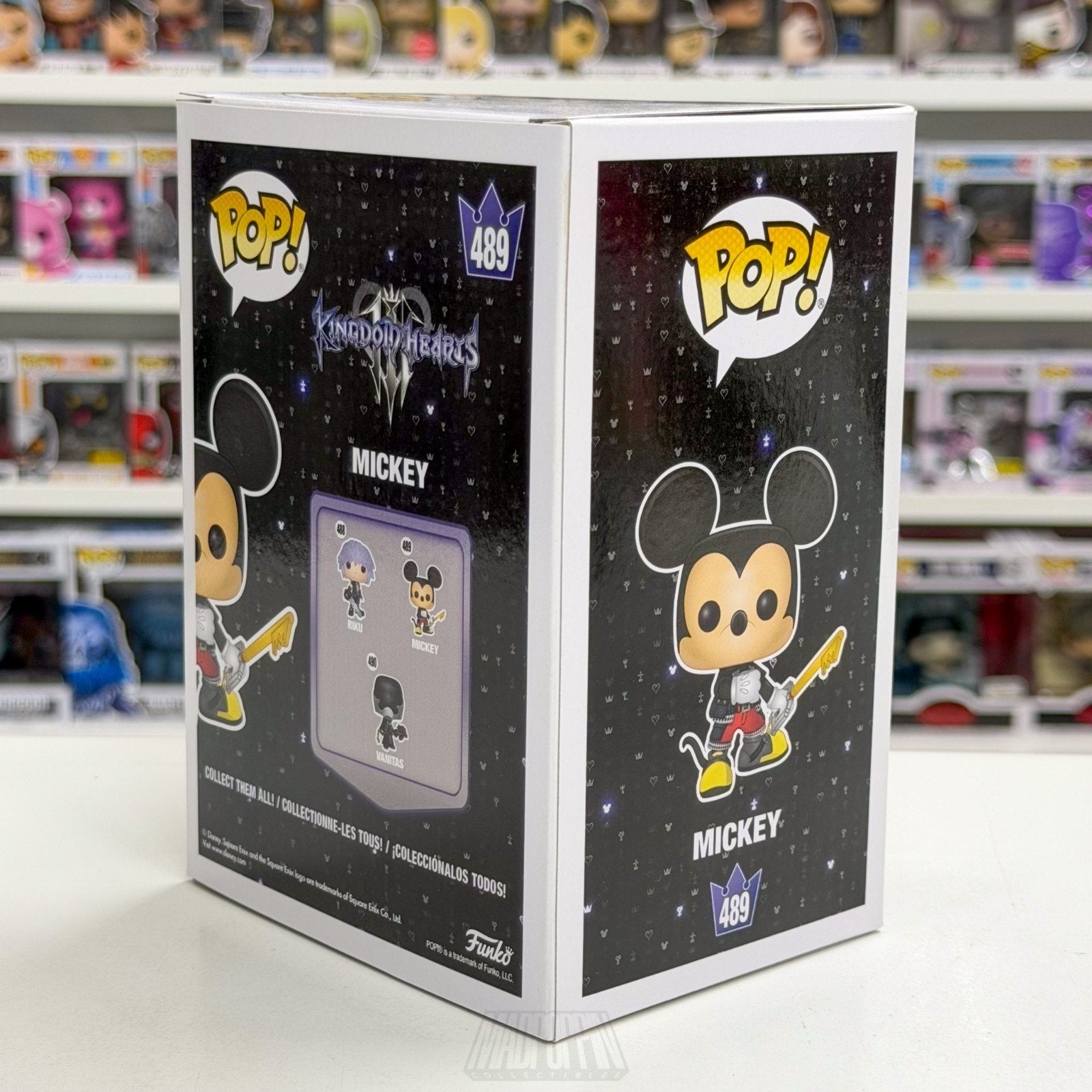 Funko Pop Games Disney Kingdom Hearts III Mickey Mouse 489 RPG Toy Vinyl Figure