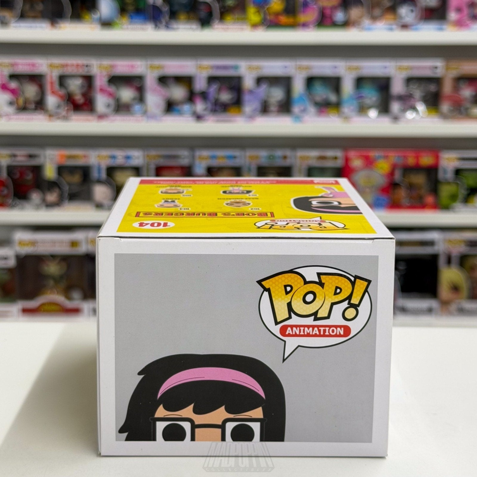 Funko Pop Animation Bobs Burgers Buttloose Tina Belcher 104 Sitcom Vinyl Figure