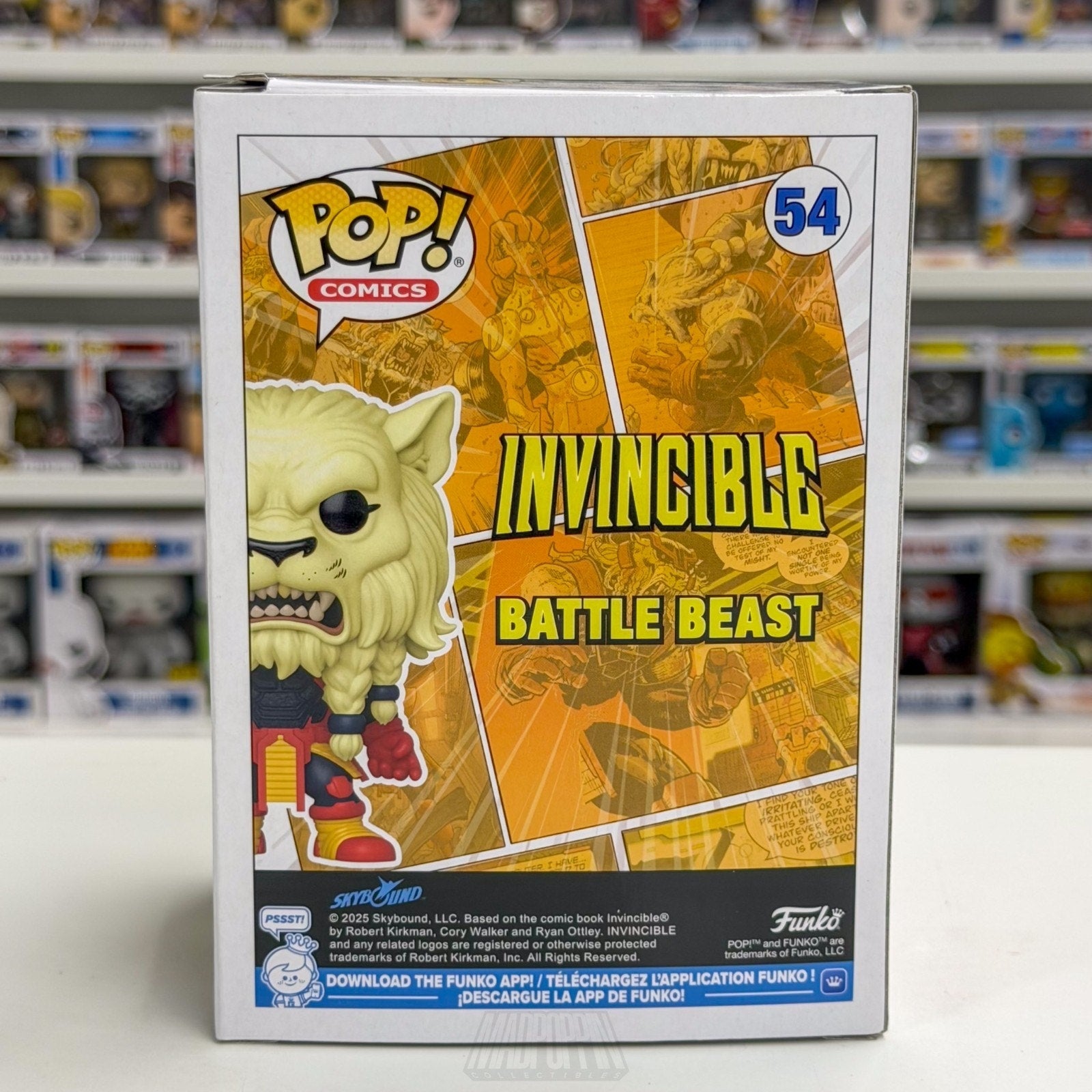 Funko Pop Comics Invincible Battle Beast Chalice Collectibles 54 Vinyl Figure