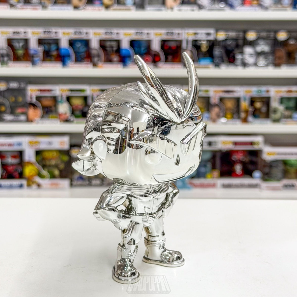Funko Pop Anime My Hero Academia All Might Silver Chrome OOB Toy Vinyl Figure