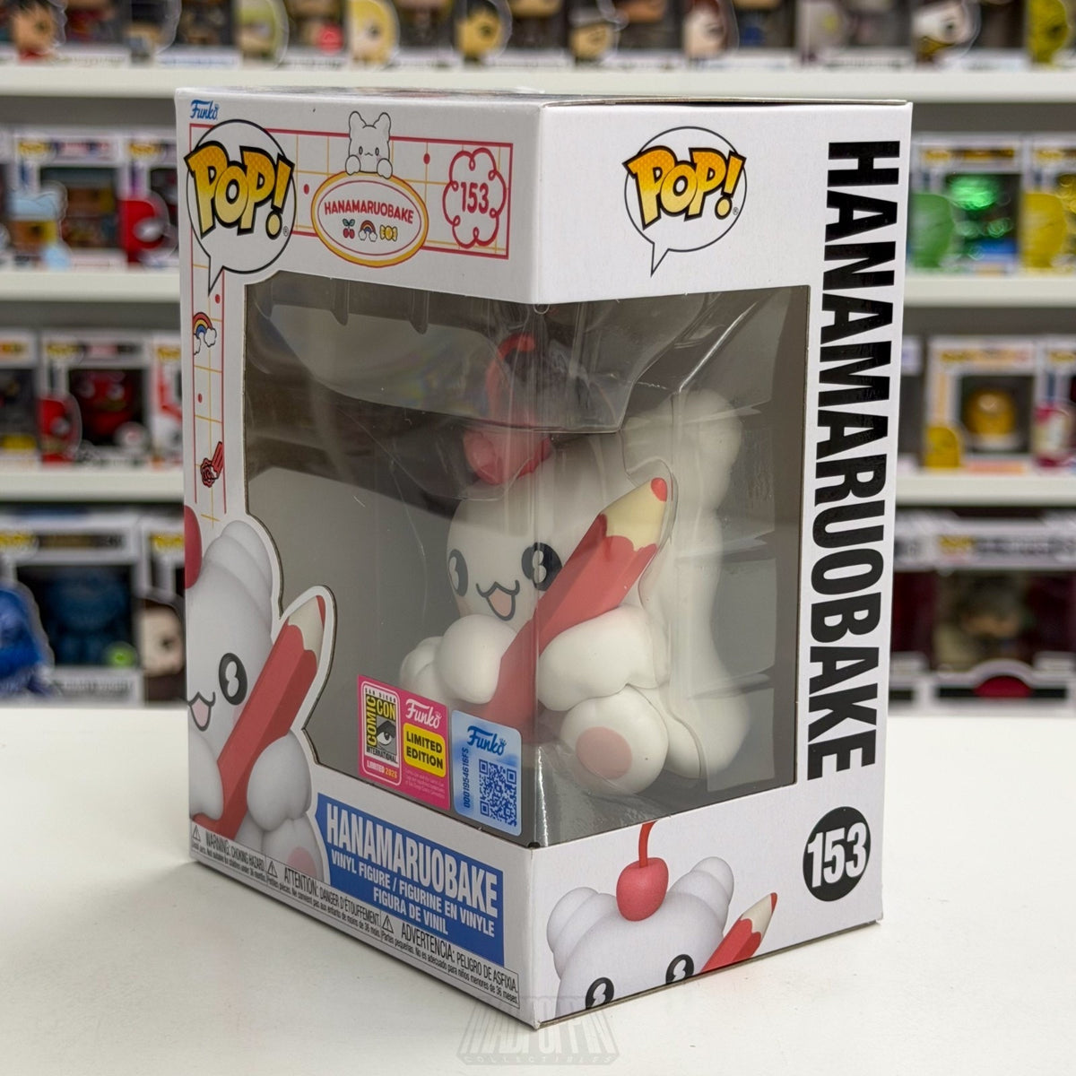 Funko Pop Sanrio Hanamaruobake 153 SDCC 2026 Cute Kawaii OFFICIAL CON STICKER