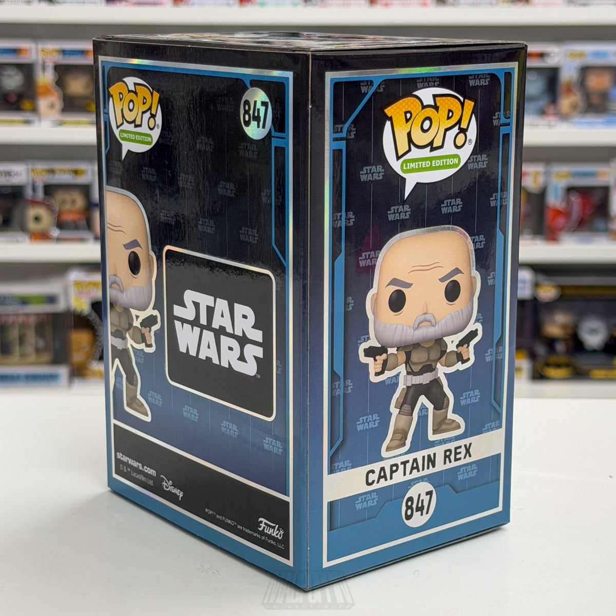 Funko Pop Star Wars Captain Rex w/o Helmet Chalice Collectibles 847 Vinyl Figure