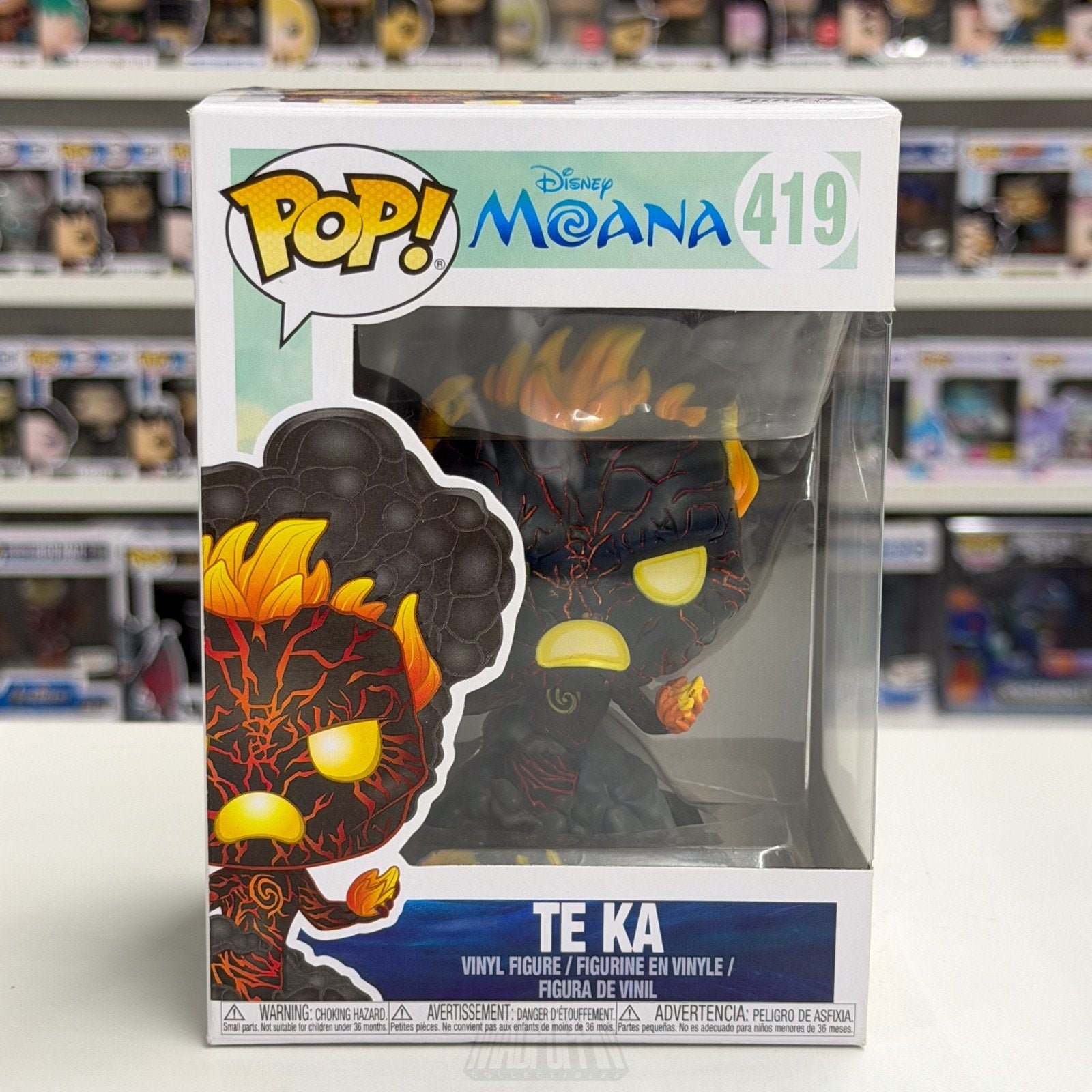 Funko Pop Disney Moana Te Ka 419 Island Godness Fire Magma Demon Vinyl Figure