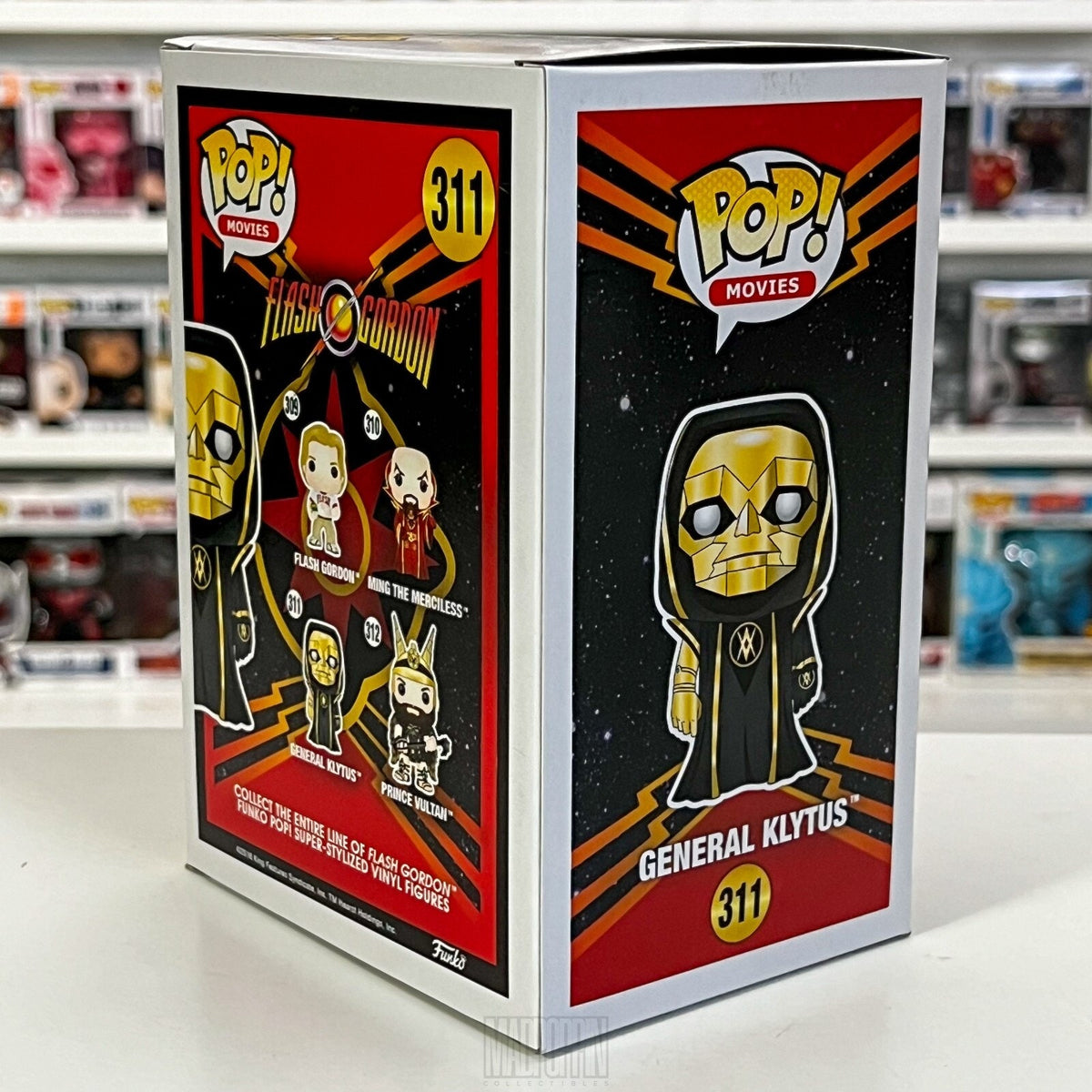 Funko Pop Movies Flash Gordon General Klytus 311 Vaulted Space Toy Vinyl Figure