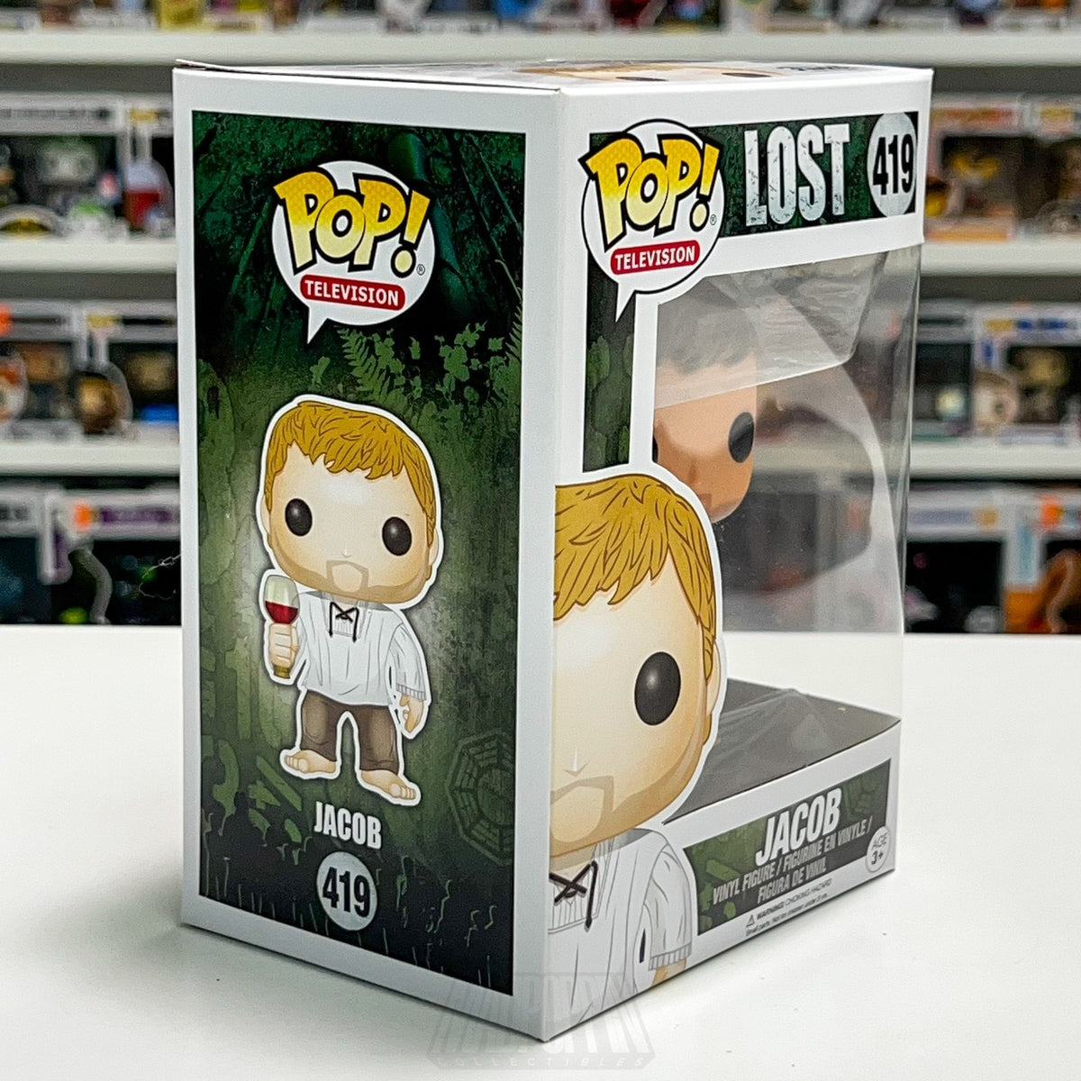 Funko Pop Television Lost Jacob 419 Vinyl Figure Science Fiction Adventure Drama