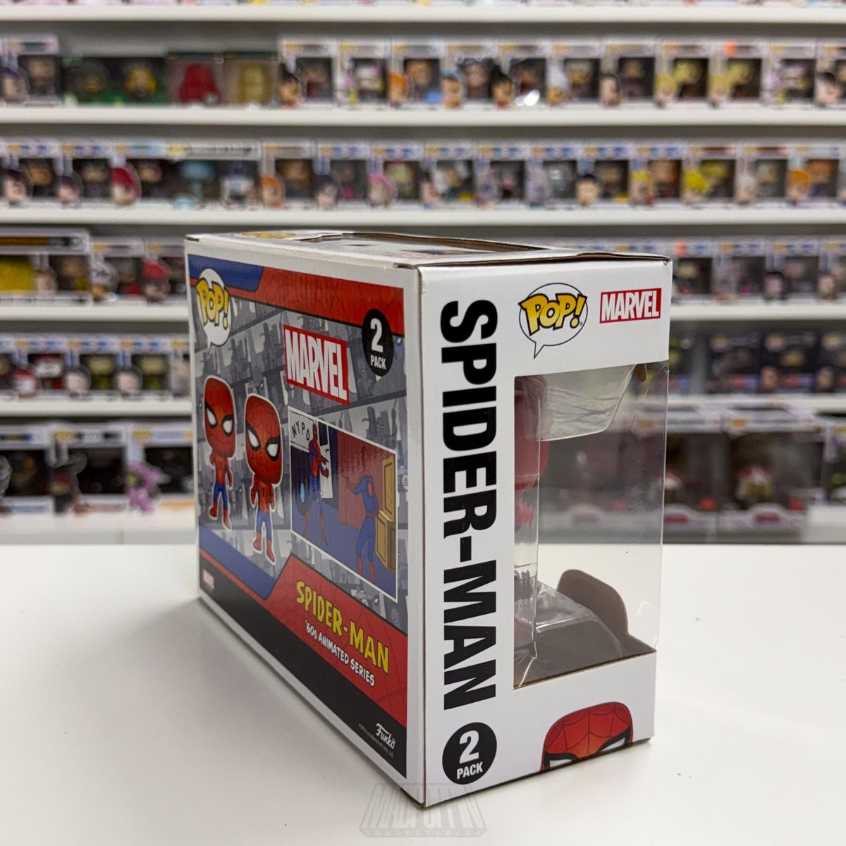 Funko Pop Marvel Spider-Man vs Spider-Man Entertainment Earth 2 Pack Toy Figure
