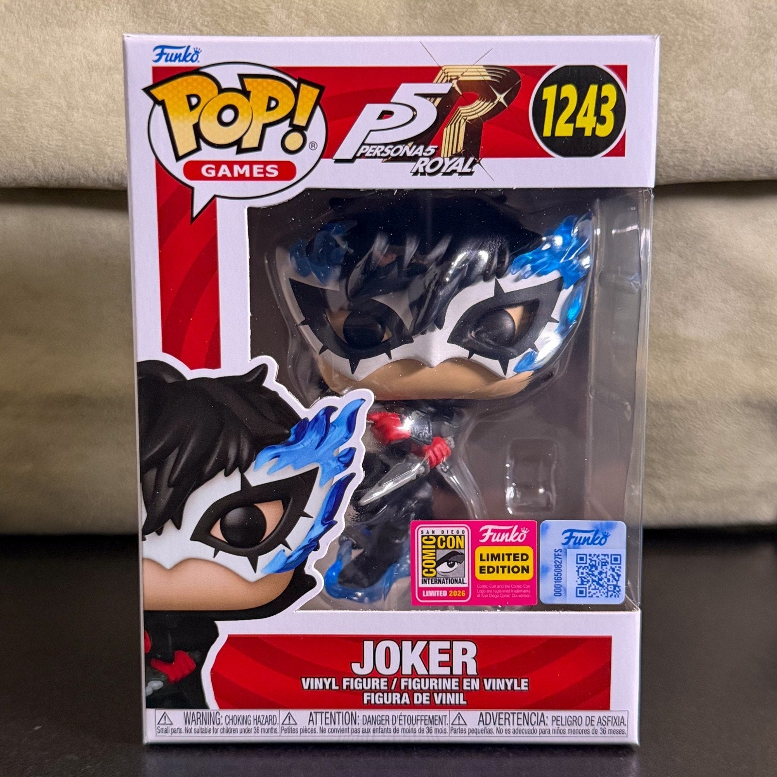 Funko Pop Games Persona 5 Joker 1243 SDCC 2026 Royal Video Toy Vinyl Figure