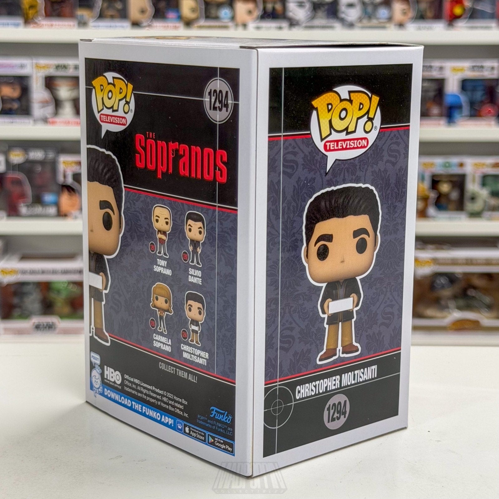 Funko Pop TV Sopranos Christopher Moltisanti 1294 Crime Mafia Toy Vinyl Figure