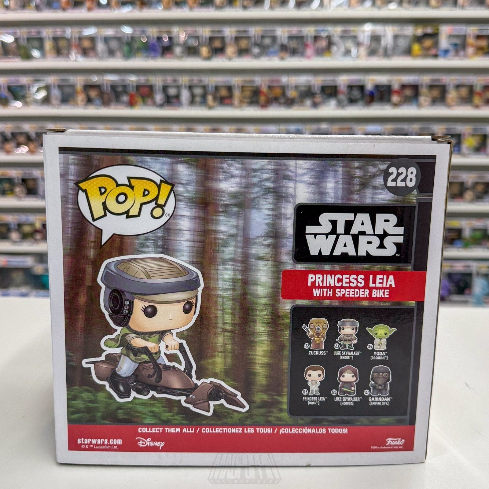 Funko Pop Ride Star Wars ROTJ Princess Leia Speeder Bike 228 Jedi Vinyl Figure