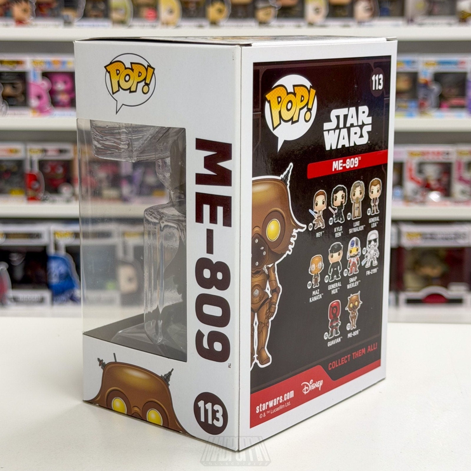 Funko Pop Star Wars The Force Awakens ME-809 113 Protocol Droid Toy Vinyl Figure