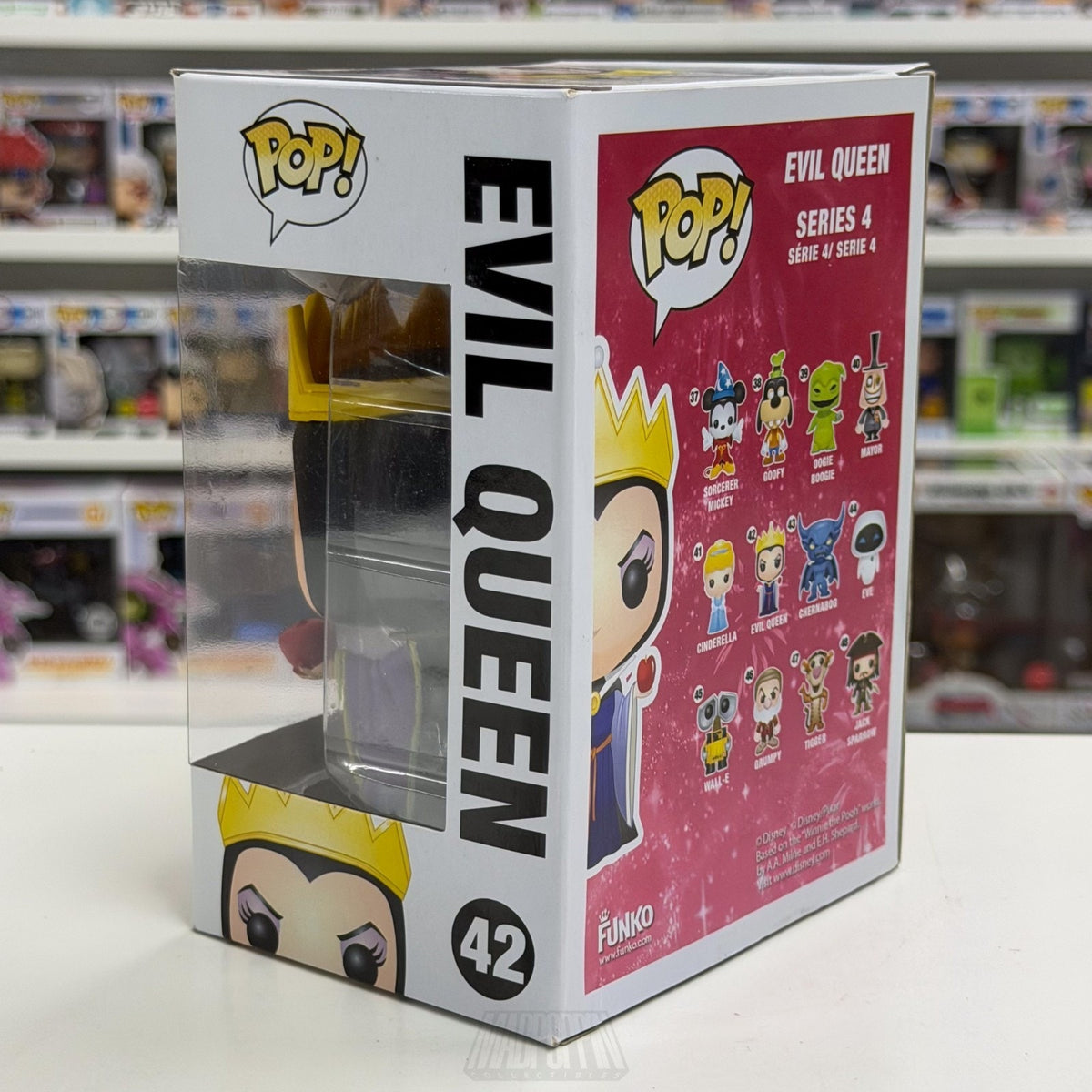 Funko Pop Disney Evil Queen w/Poison Apple 42 Snow White Villain Vinyl Figure