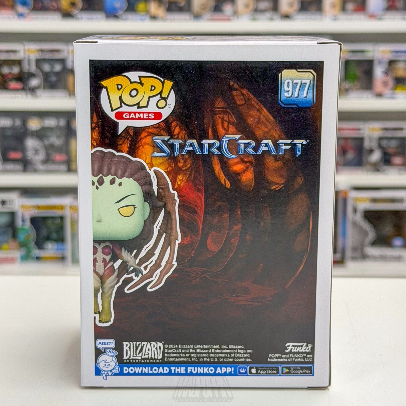 Funko Pop Video Games Starcraft Kerrigan GameStop 977 Blizzard Toy Vinyl Figure