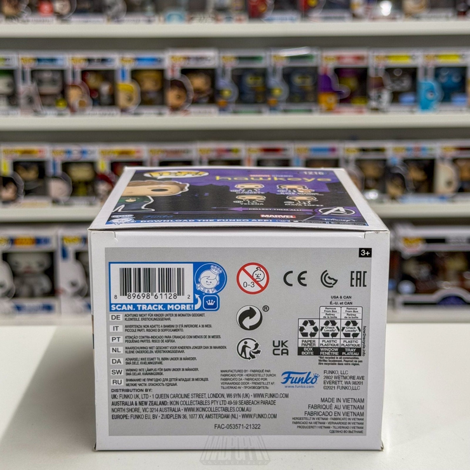 Funko Pop Marvel Hawkeye Clint Barton Christmas Sweater Target 1216 Vinyl Figure