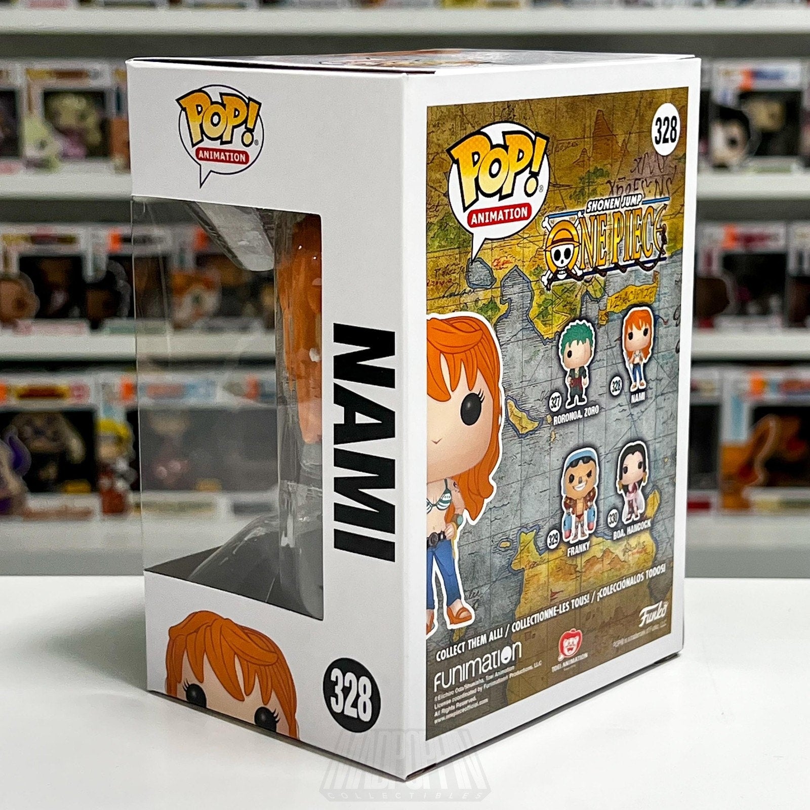 Funko Pop Anime One Piece Nami 328 Cat Burglar Pirate Japan Manga Vinyl Figure