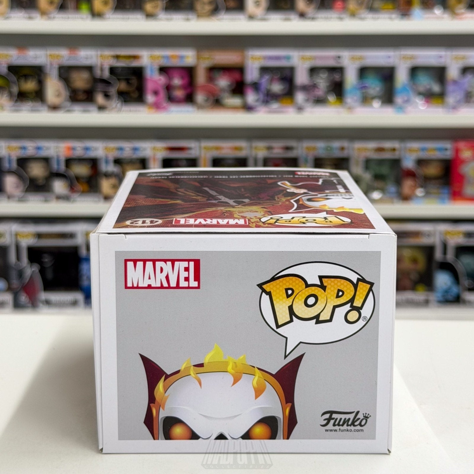 Funko Pop Marvel Doctor Strange Ghost Rider Glow LACC Comikaze 412 Vinyl Figure