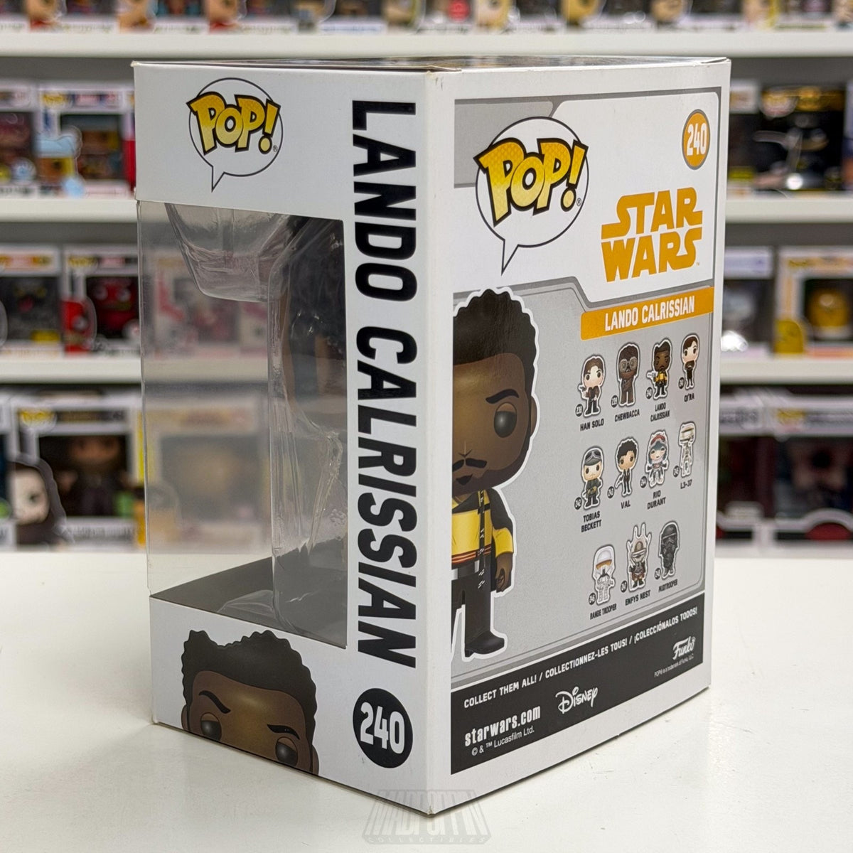 Funko Pop Star Wars Solo Story Young Lando Calrissian 240 Smuggler Vinyl Figure