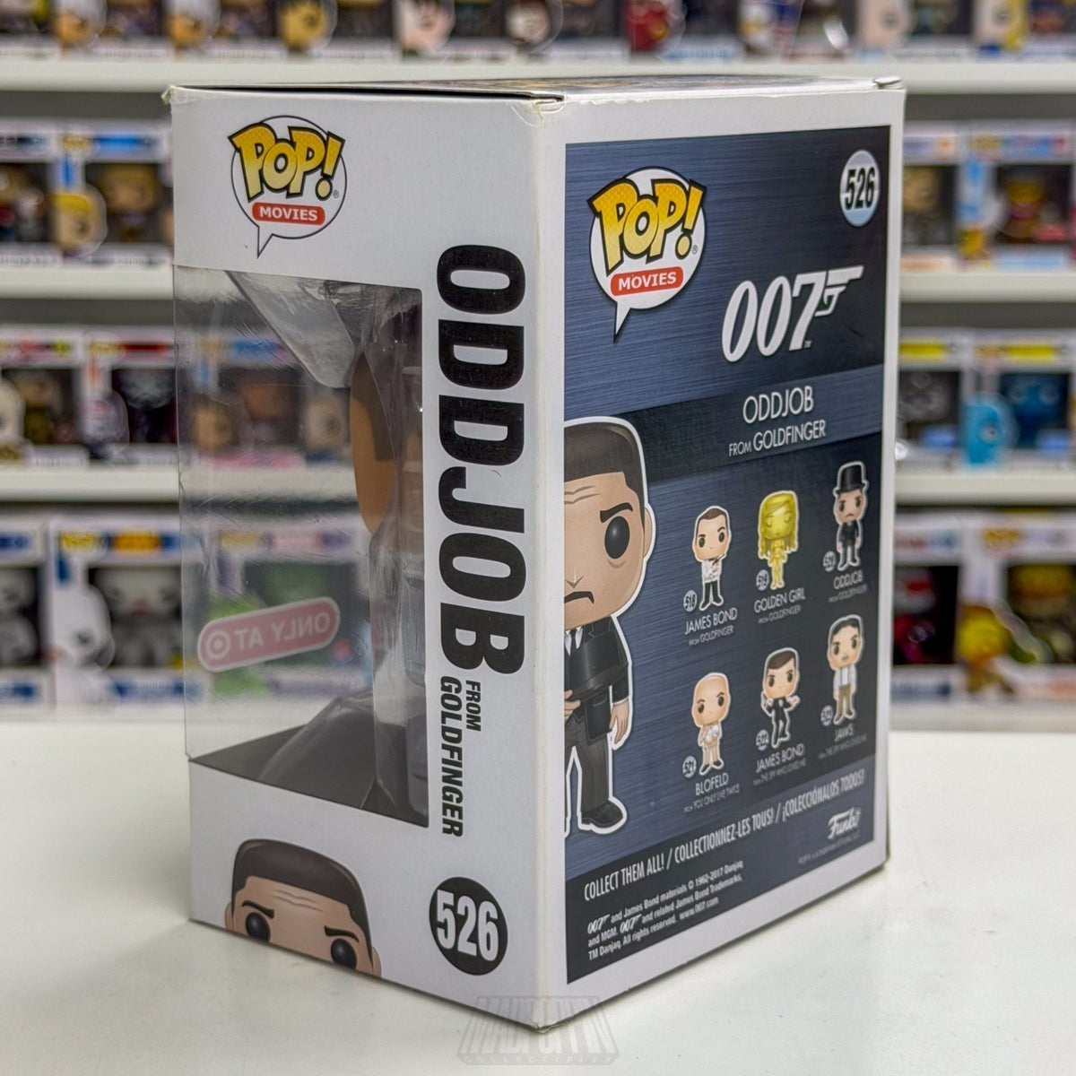 Funko Pop Movies 007 Oddjob Goldfinger Throwing Hat Target 526 Toy Vinyl Figure