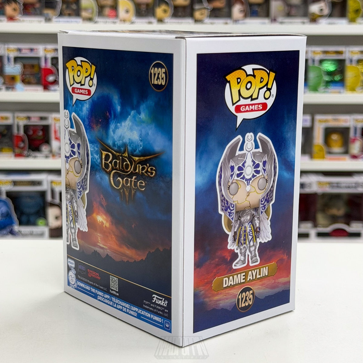 Funko Pop Games Baldur’s Gate Dame Aylin 1235 SDCC 2026 Toy OFFICIAL CON STICKER