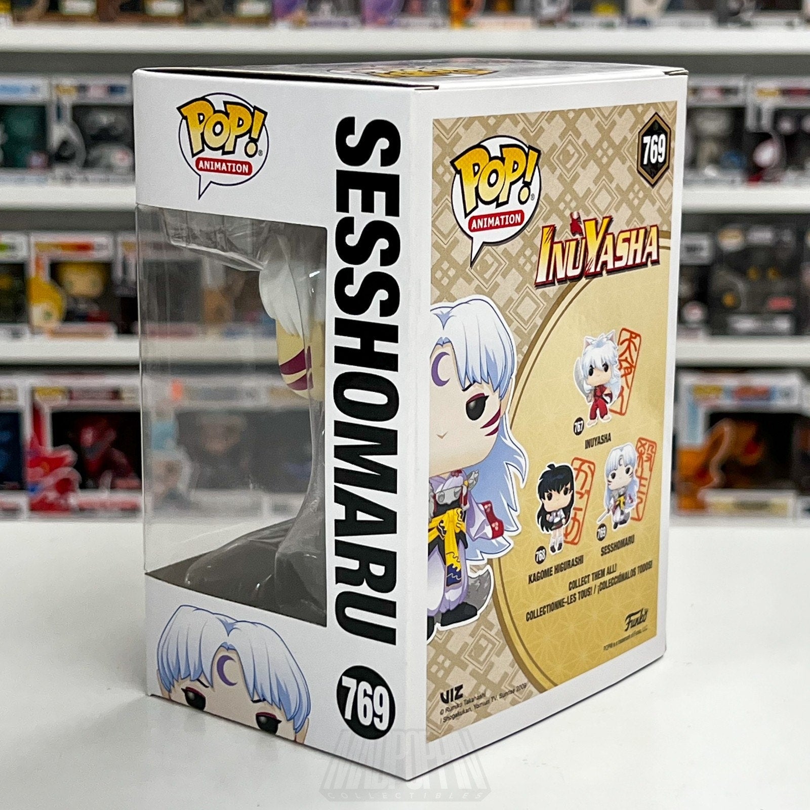 Funko Pop Anime Inuyasha Sesshomaru 769 Japanese Animation Manga Vinyl Figure