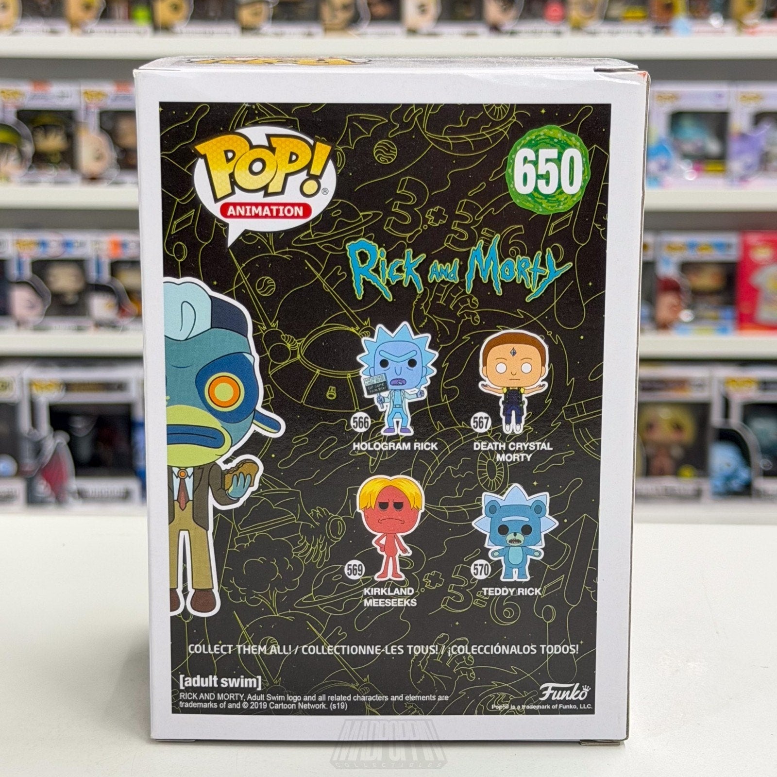 Funko Pop Animation Rick & Morty Tony GameStop 650 Cartoon Network Vinyl Figure