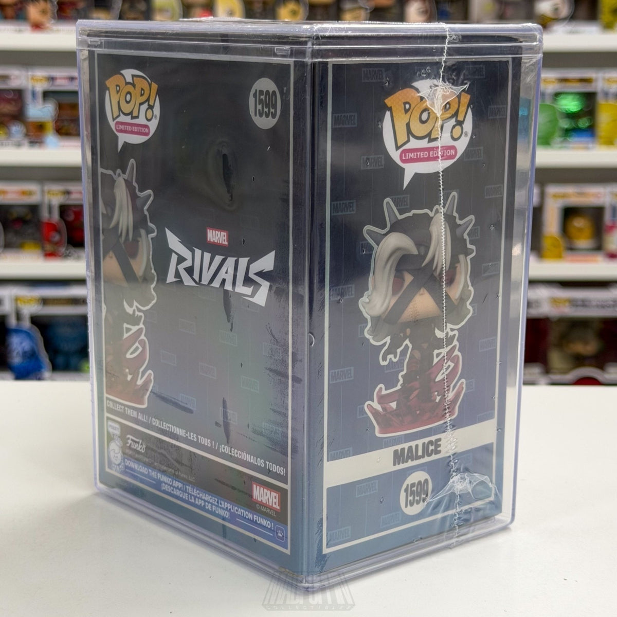 Funko Pop Marvel Rivals Malice 1599 SDCC 2026 Video Game OFFICIAL CON STICKER