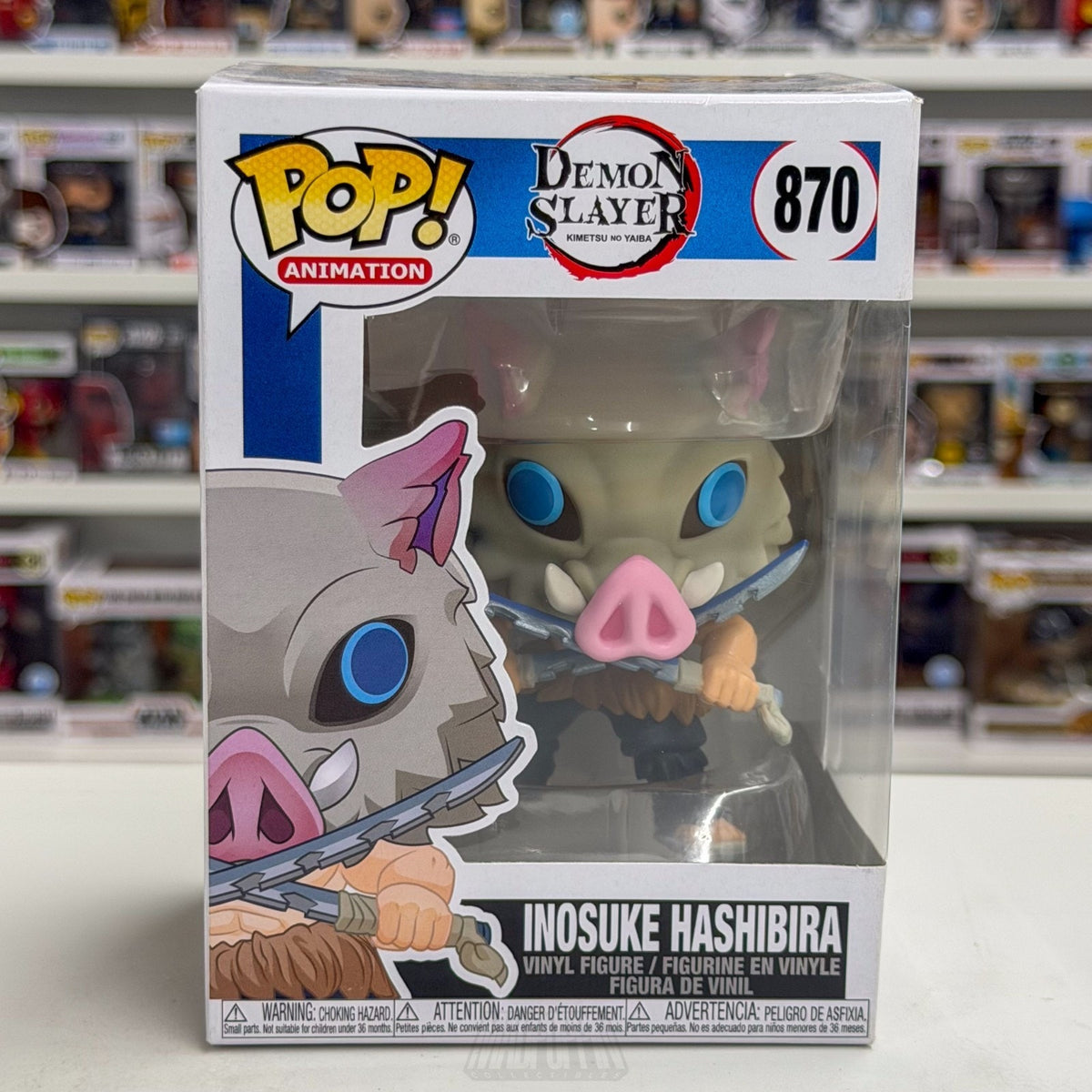 Funko Pop Anime Demon Slayer Inosuke Hashibira 870 Japanese Manga Vinyl Figure
