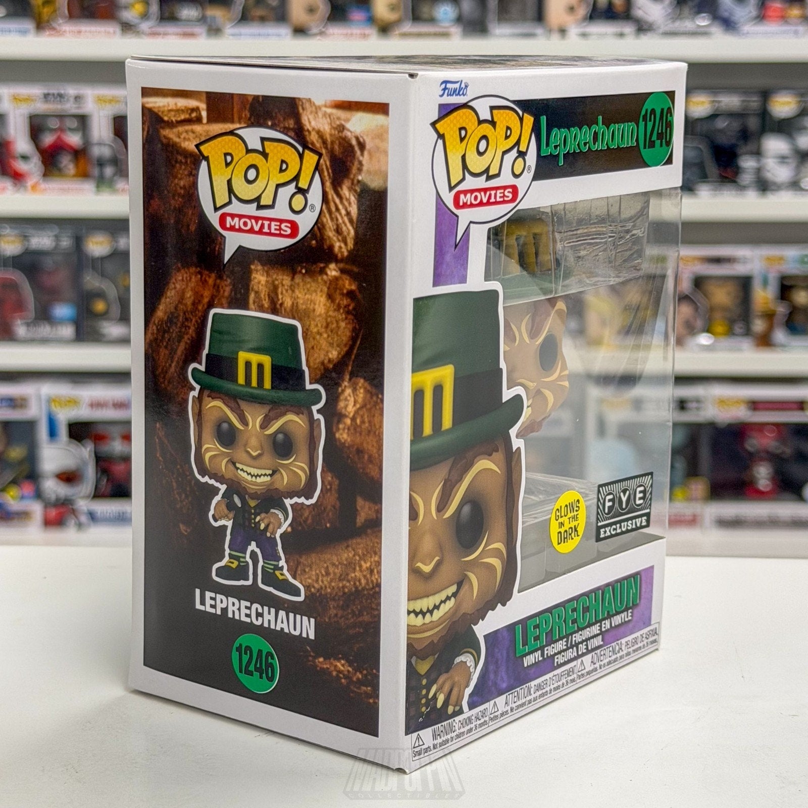 Funko Pop Movie Leprechaun Glow FYE 1246 Horror Comedy Cult Classic Vinyl Figure