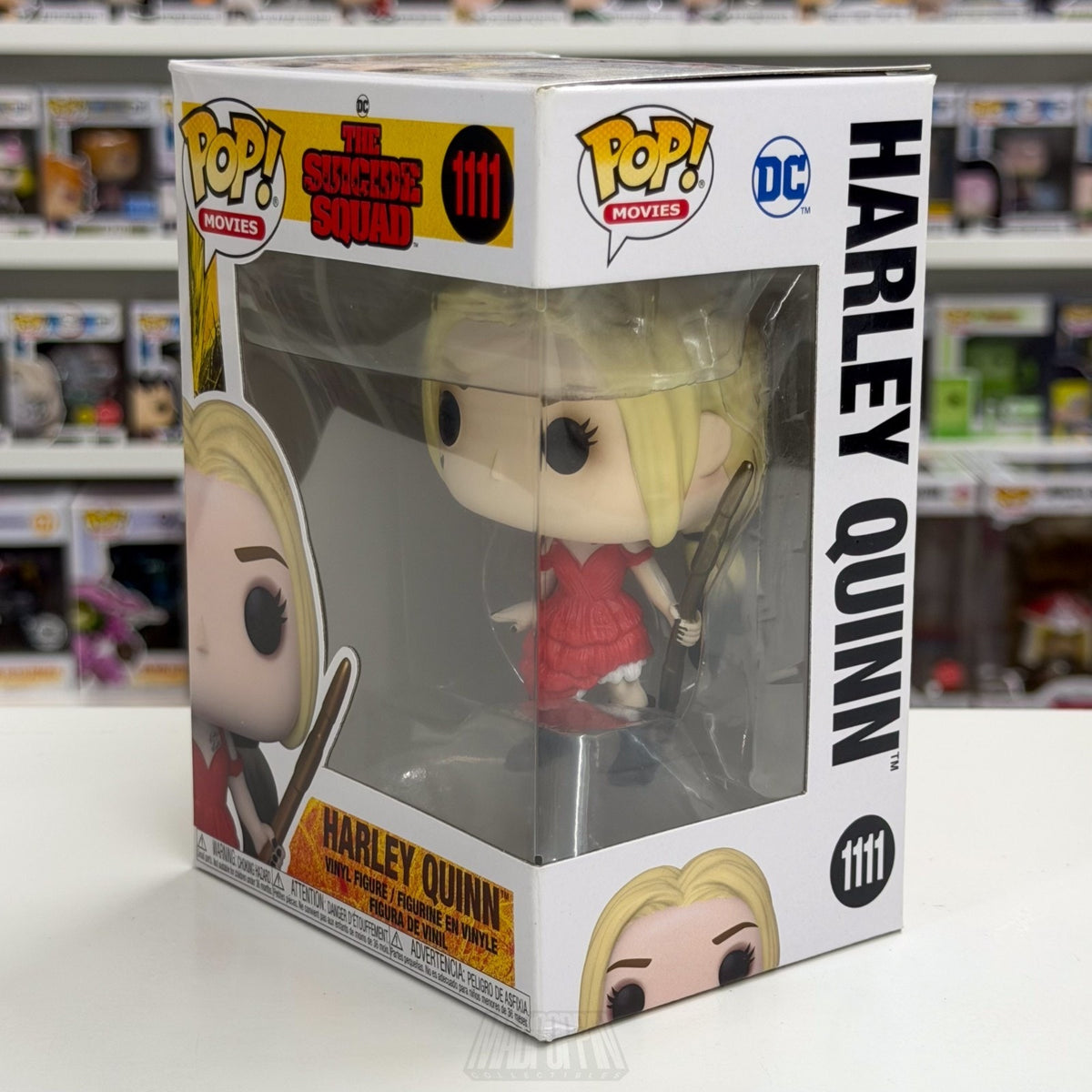 Funko Pop Movies Suicide Squad Harley Quinn Red Ripped Dress 1111 Vinyl Figure
