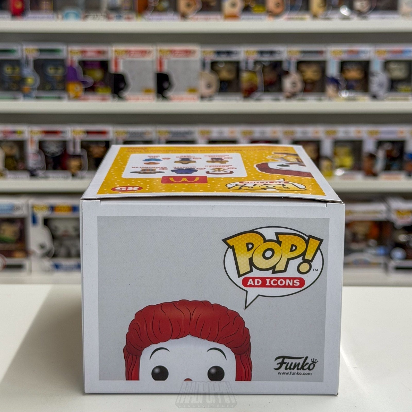 Funko Pop Ad Icons Ronald McDonald 85 Burgers Fast Food Restaurant Vinyl Figure
