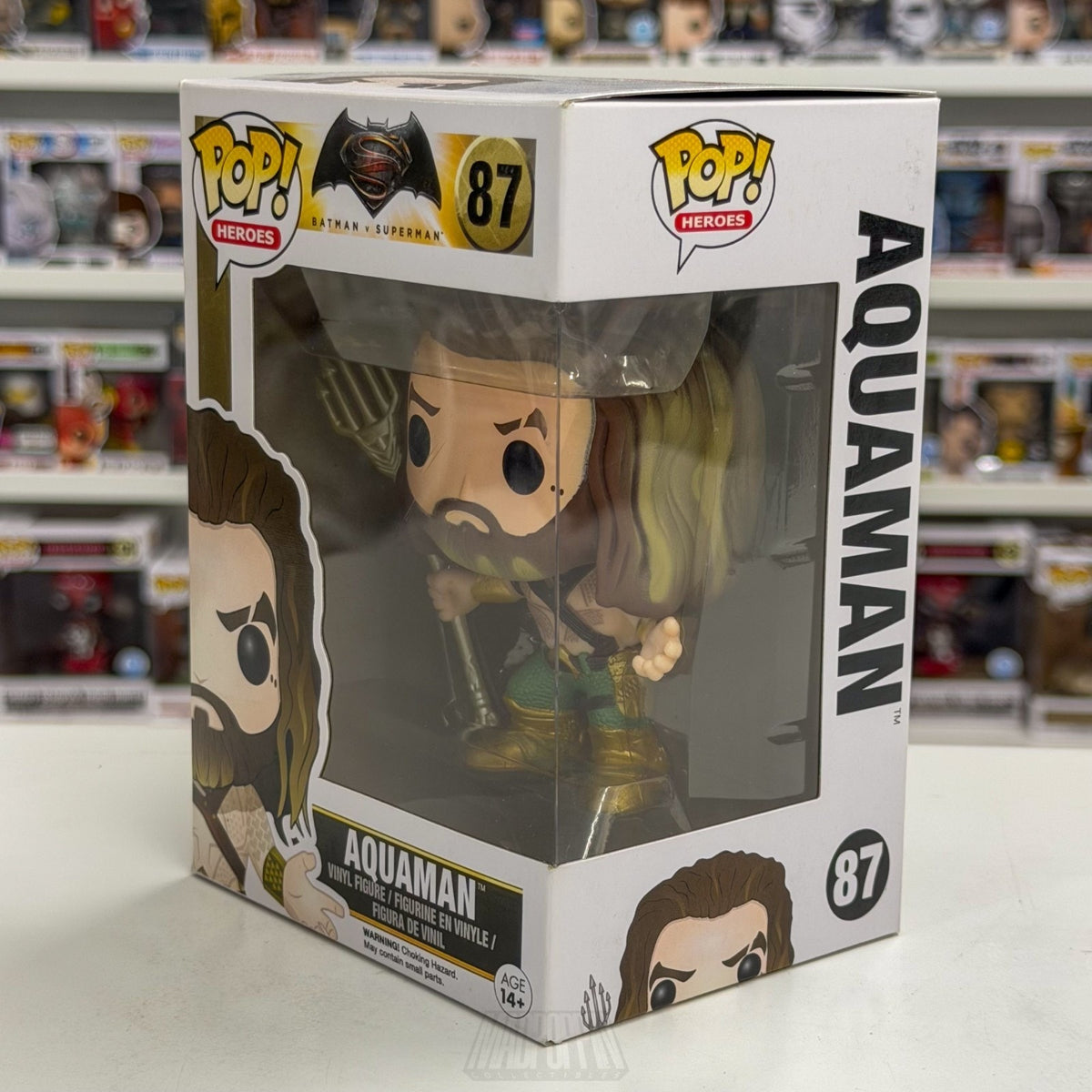 Funko Pop DC Heroes Batman v Superman Dawn of Justice Aquaman 87 Vinyl Figure