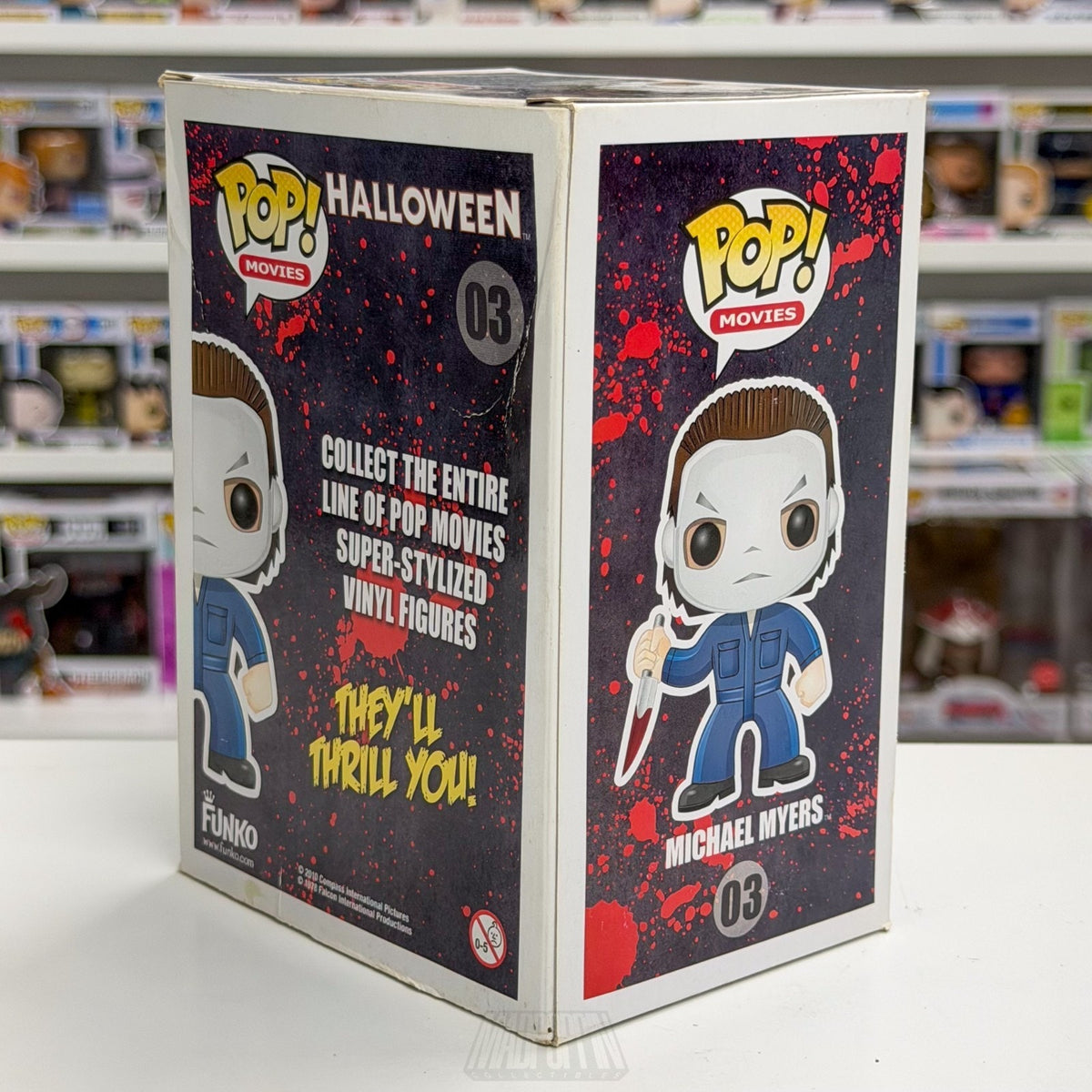 Funko Pop Movies Halloween Michael Myers Original Large Font 03 Horror Figure