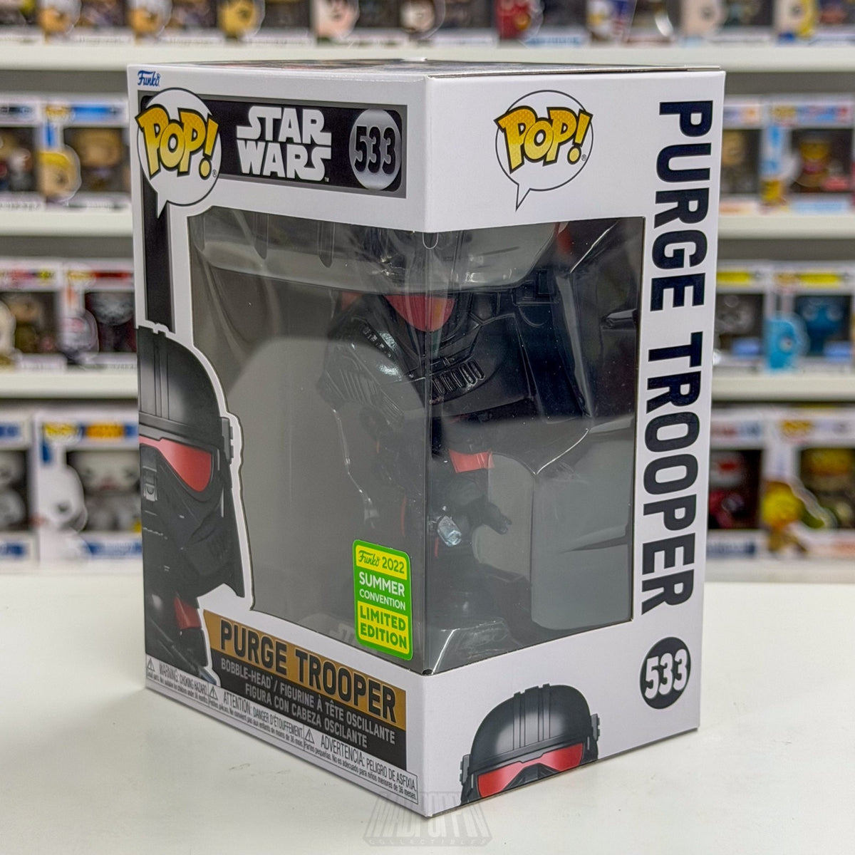 Funko Pop Star Wars Purge Trooper ECCC Spring Con 533 Galactic Empire Toy Figure