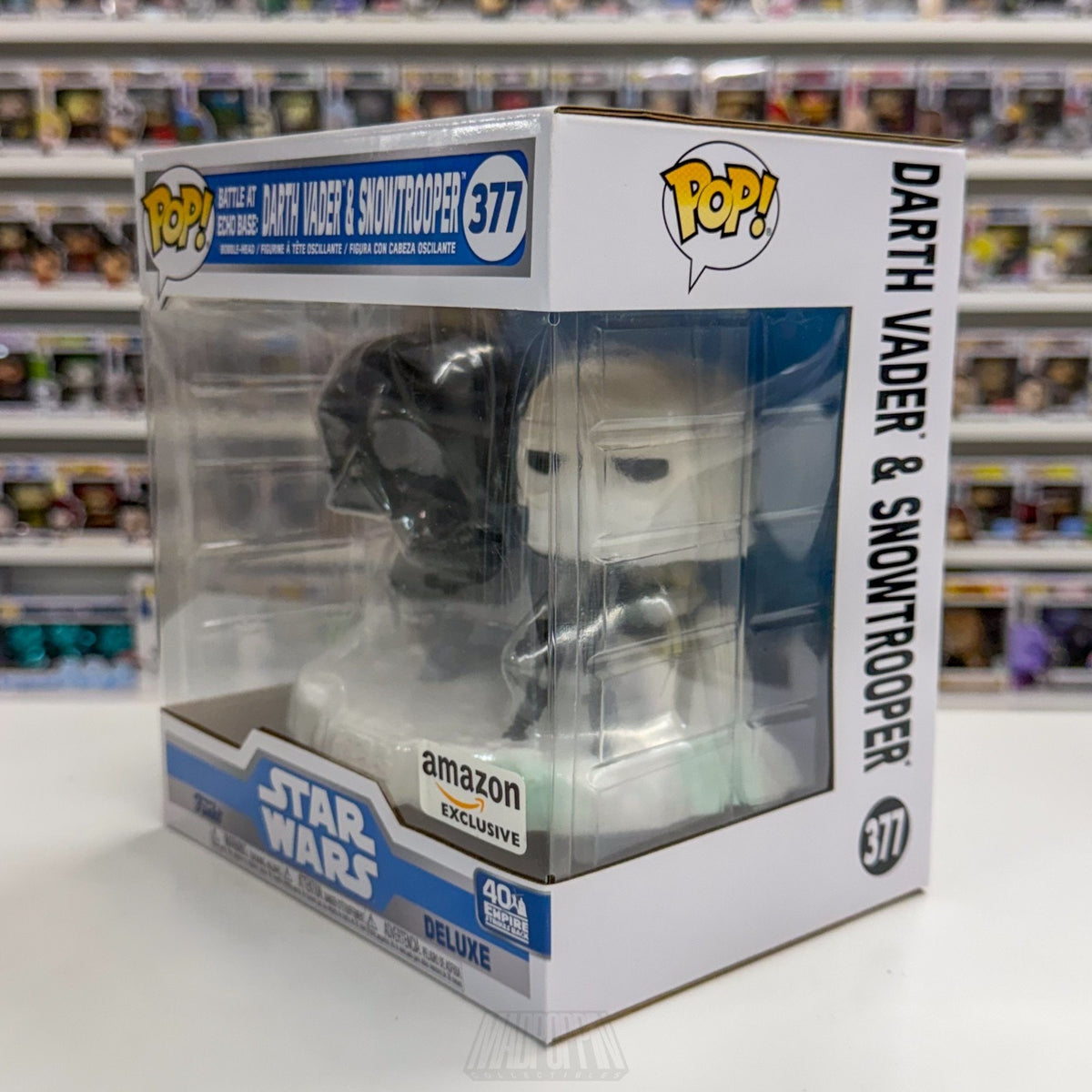 Funko Pop Star Wars Battle Echo Base Vader Snowtrooper Amazon 377 Sith Figure