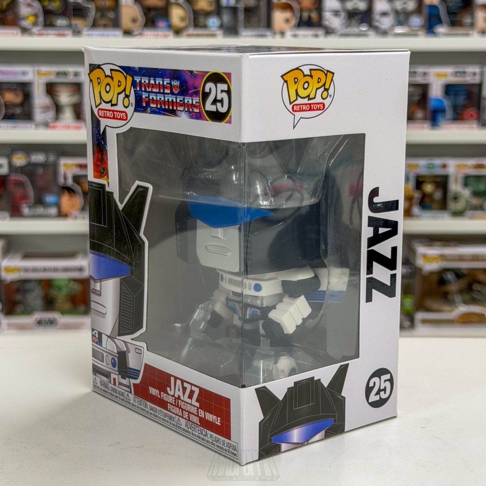 Funko Pop Retro Toys Transformers Jazz 25 Autobot Japan Robot Alien Vinyl Figure