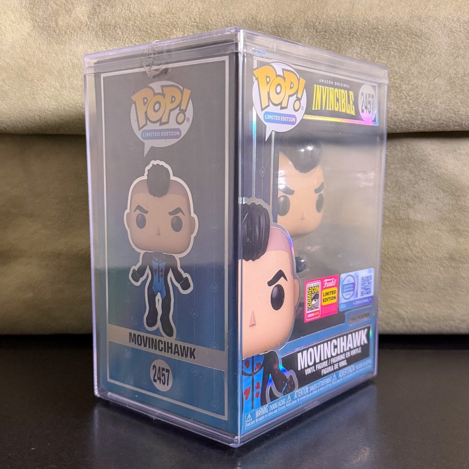 Funko Pop Invincible Movincihawk 2457 SDCC 2026 LE 100 Official Toy Vinyl Figure