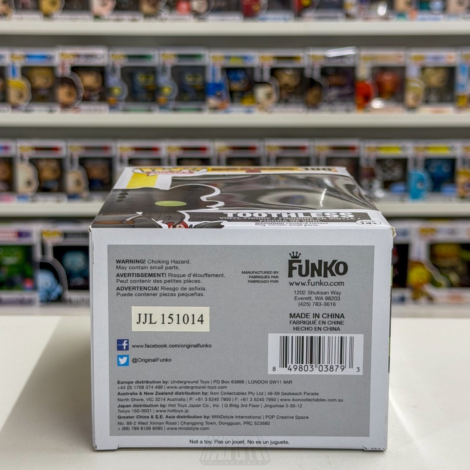 Funko Pop Movies How to Train Your Dragon 2 Toothless 100 Fantasy Vinyl Figure